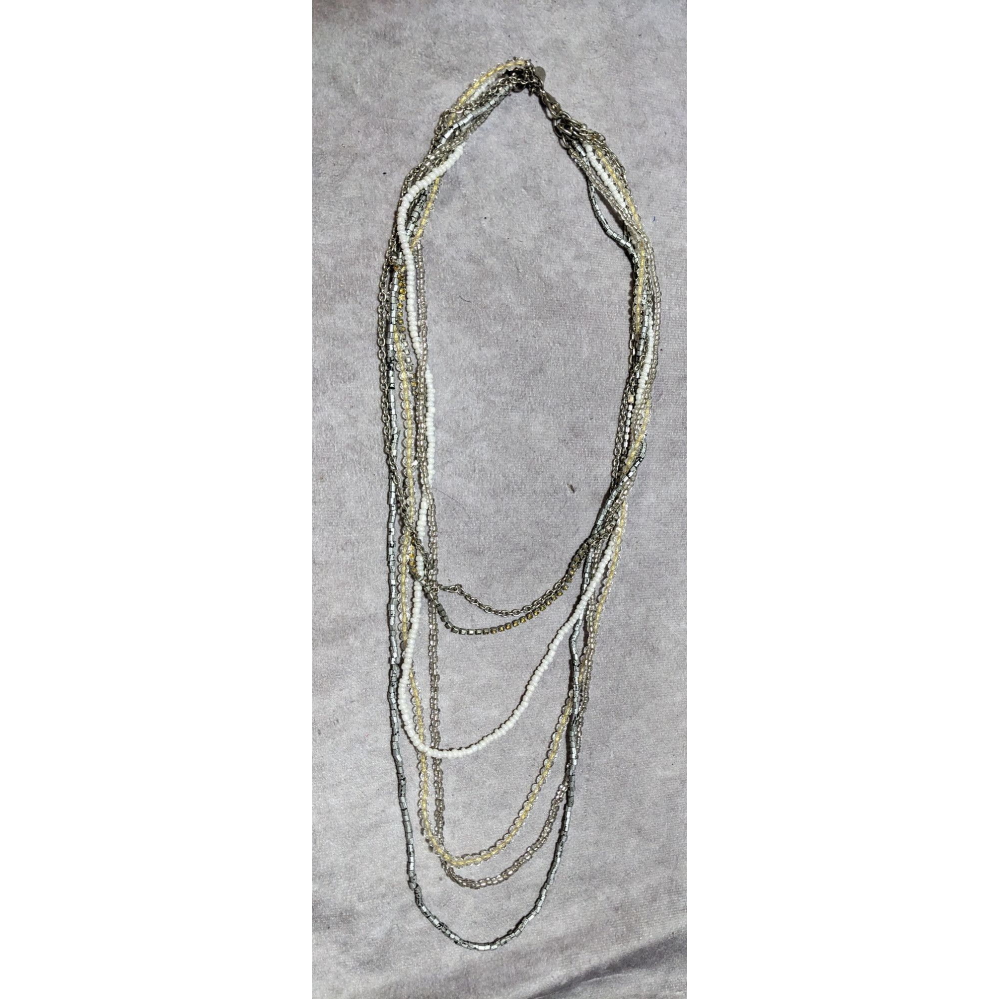American Eagle Outfitters AEO Multilayer Bohemian Glass Beaded Necklace Size ONE SIZE - 9 Thumbnail