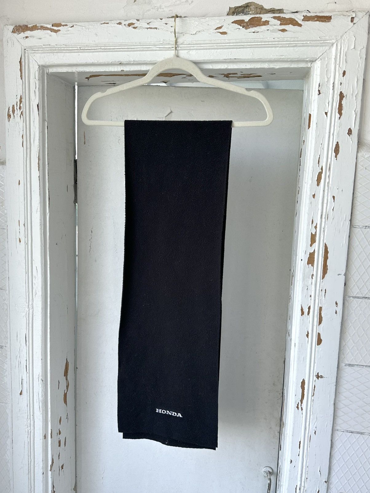 Honda Vintage Honda Black Fleece Scarf Size ONE SIZE - 1 Thumbnail