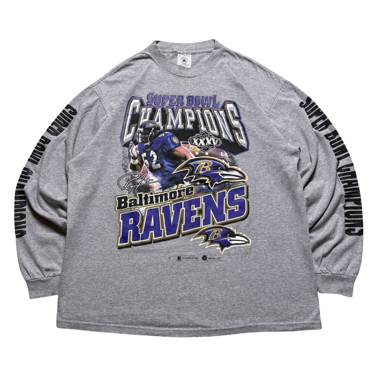 Other Vintage 2001 Baltimore Ravens Ray Lewis 52 Long Sleeve Shirt Size US L / EU 52-54 / 3 - 1 Thumbnail
