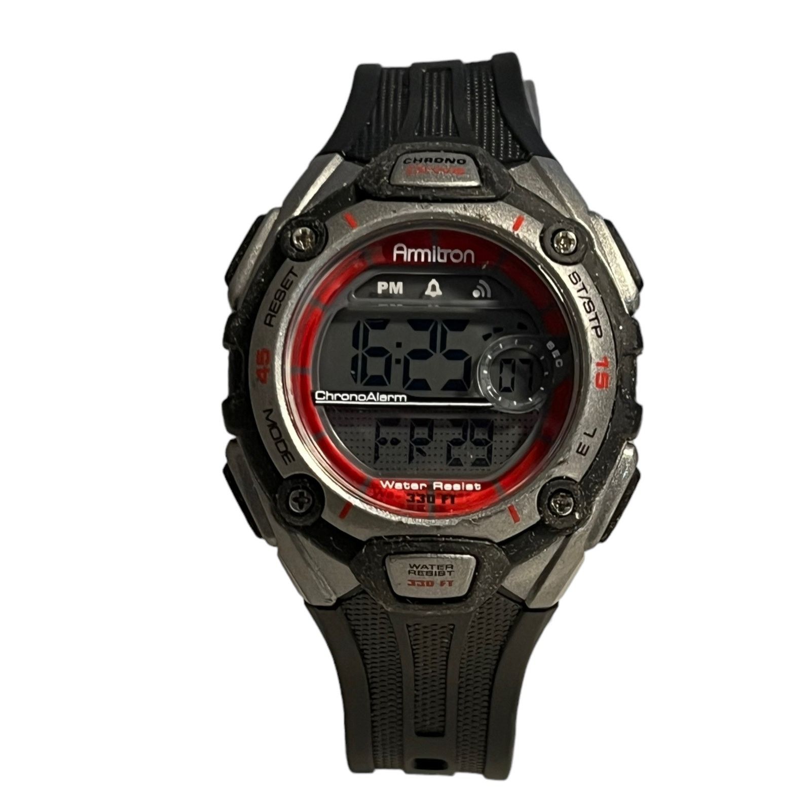 Other Armitron All Sport 45/6999 Black WR100M Chrono Drive Watch Size ONE SIZE - 1 Thumbnail