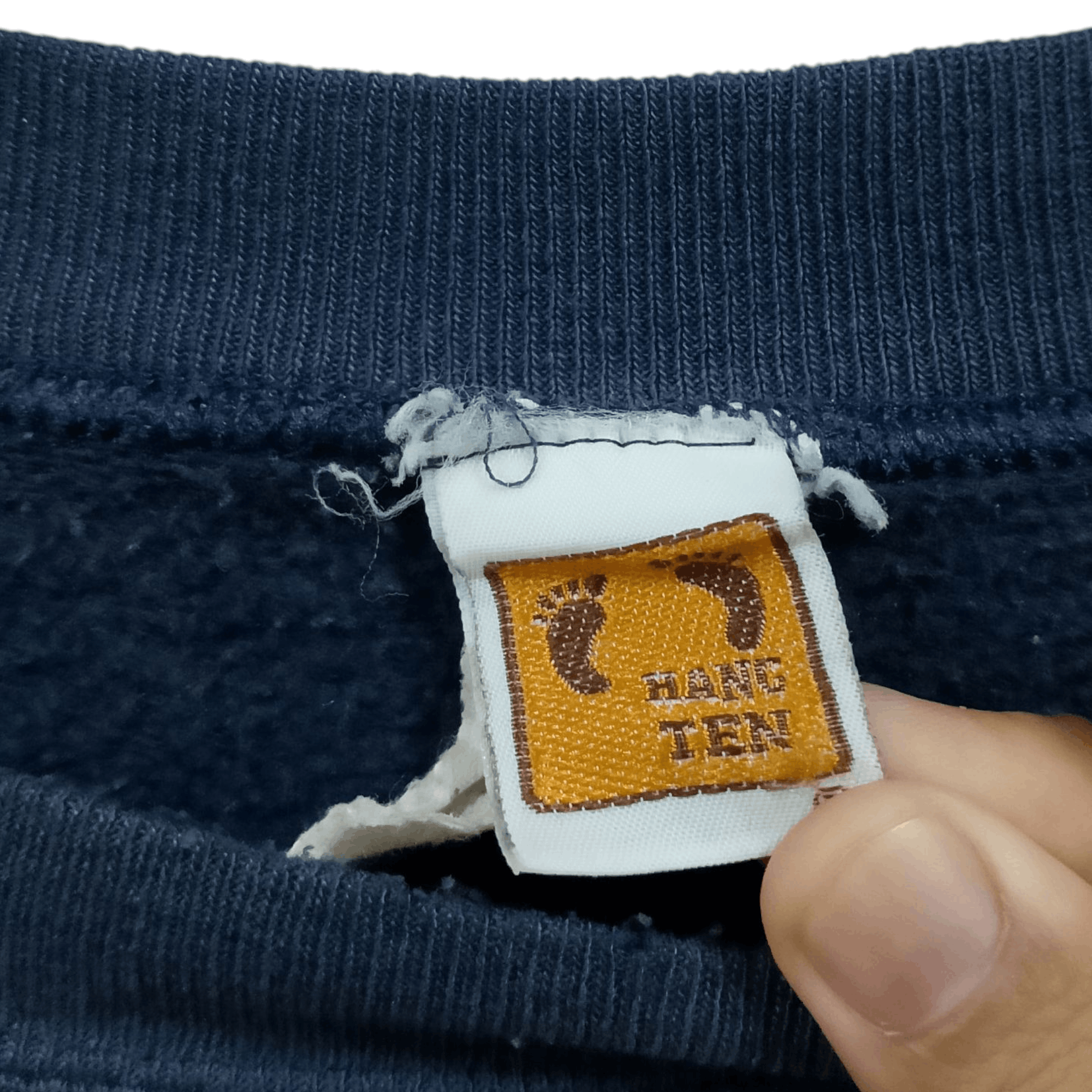 Hang Ten Vintage Hang Ten Sweatshirt Navy Blue 90s Surf Style Size US XL / EU 56 / 4 - 2 Thumbnail