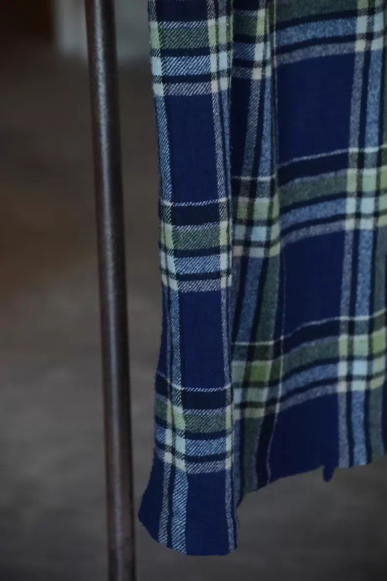 Comme des Garcons Comme Des Garcons size M Plaid Straight Back Split Maxi Sk Size 23" - 3 Thumbnail
