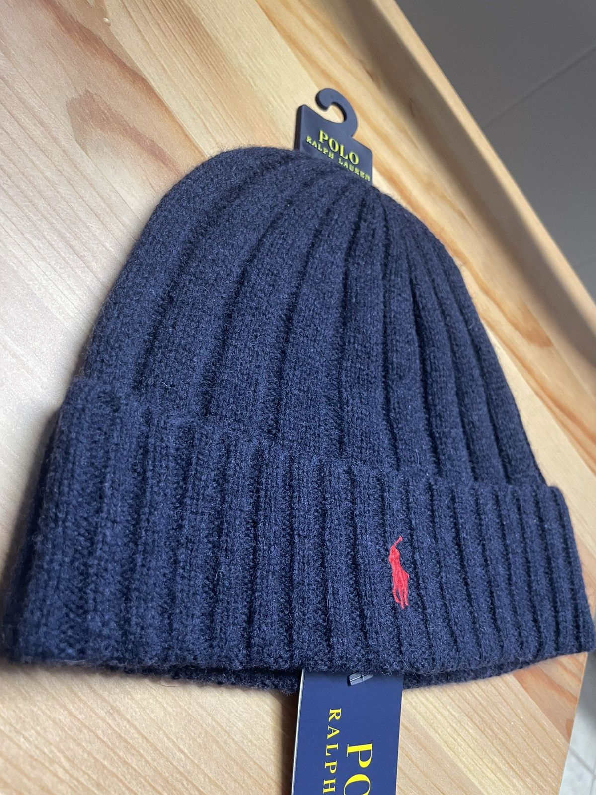 Polo Ralph Lauren Polo Ralph Lauren Beanie Navy Blue Polo Hat Winter RL Pony Size ONE SIZE - 2 Thumbnail