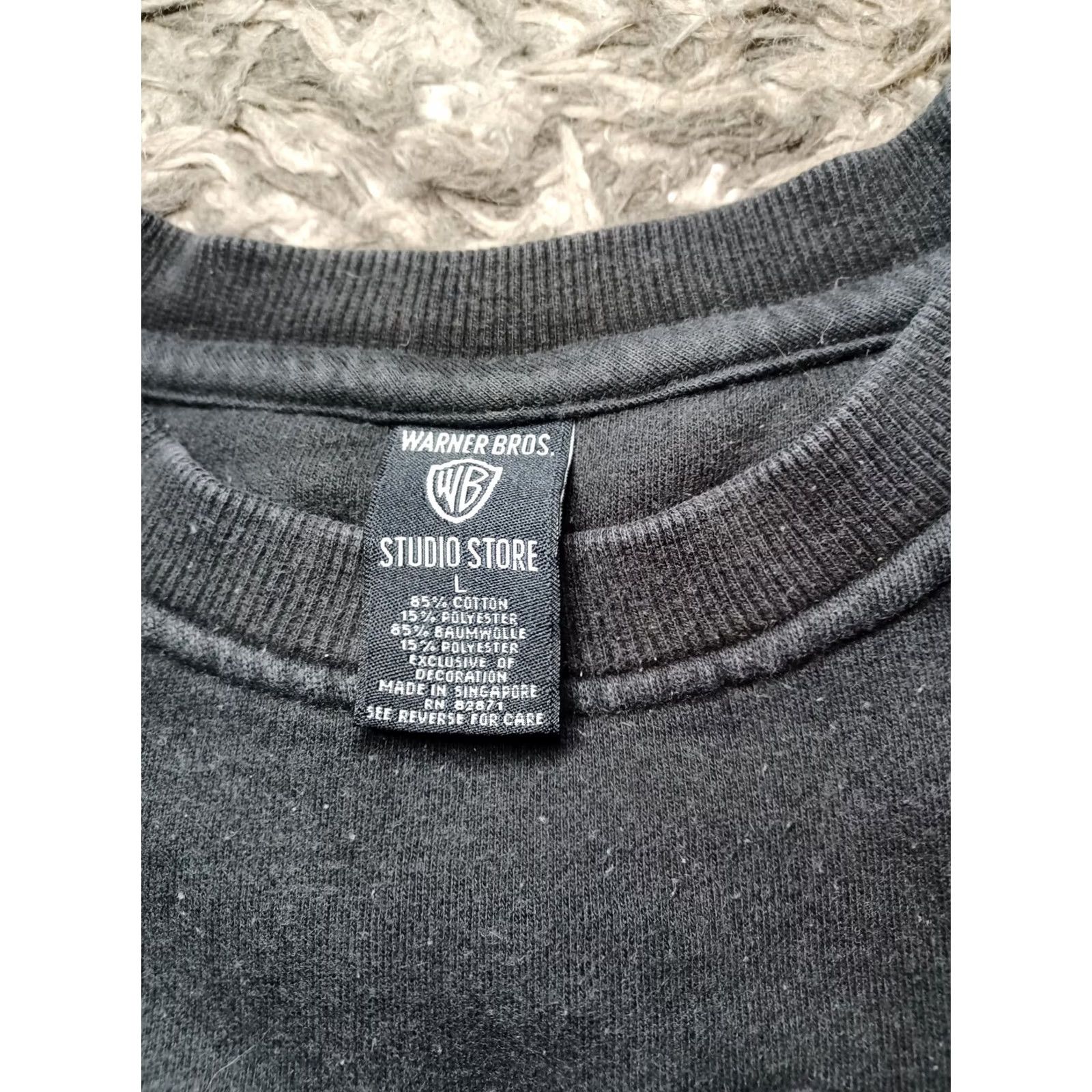 Vintage VINTAGE Looney Tunes Sweatshirt L 1997 Black 90s Warner Brothers Studio Store Mens Size US L / EU 52-54 / 3 - 2 Thumbnail