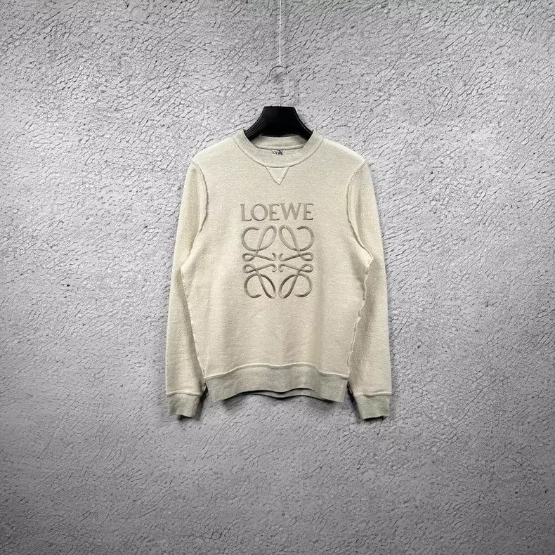 Loewe LOEWE Grey terry inverted chest embroidered Logo pullover Size XS / US 0-2 / IT 36-38 - 1 Thumbnail