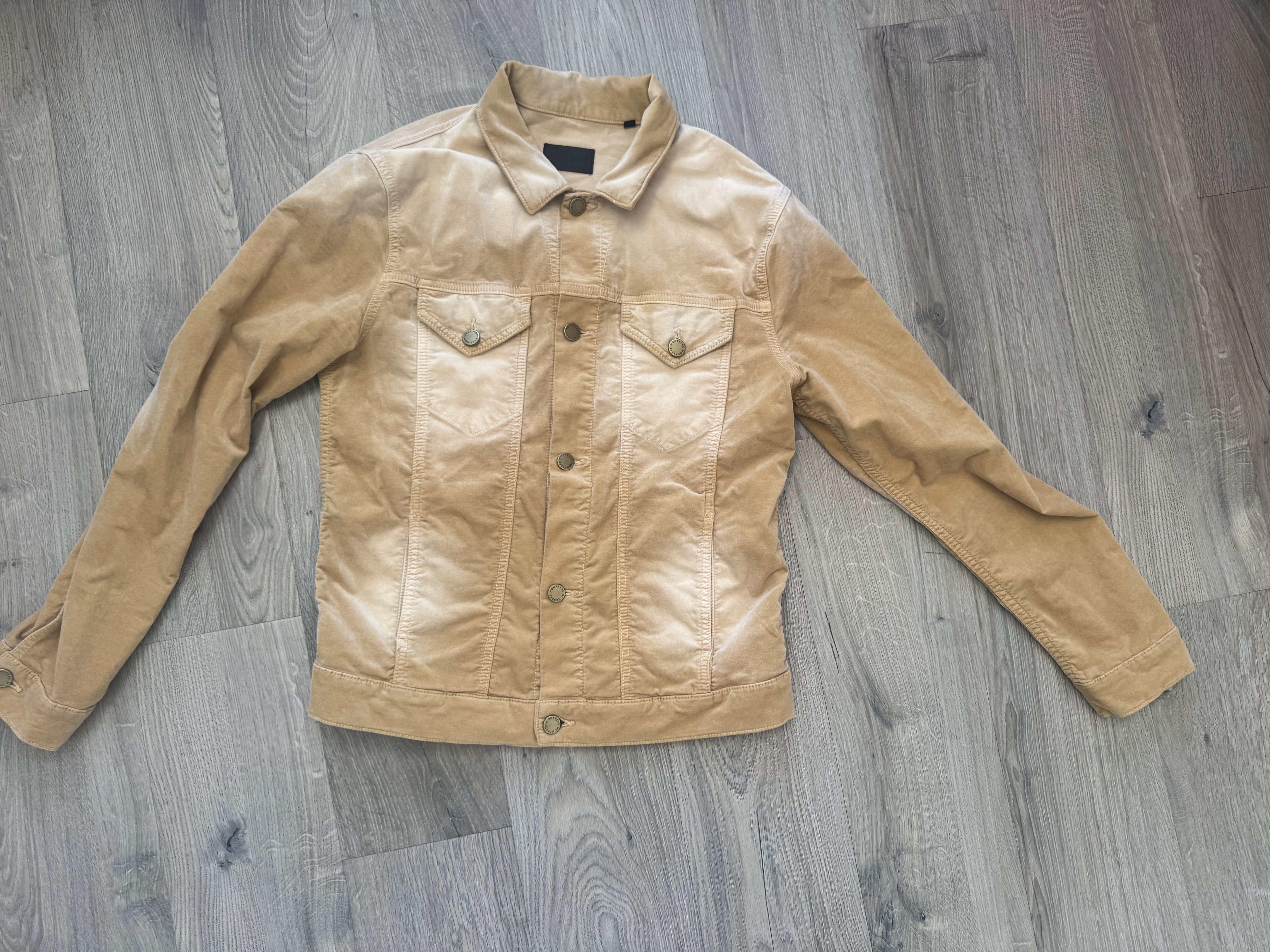 Monfrere Velvet Jacket Aged Biscotti