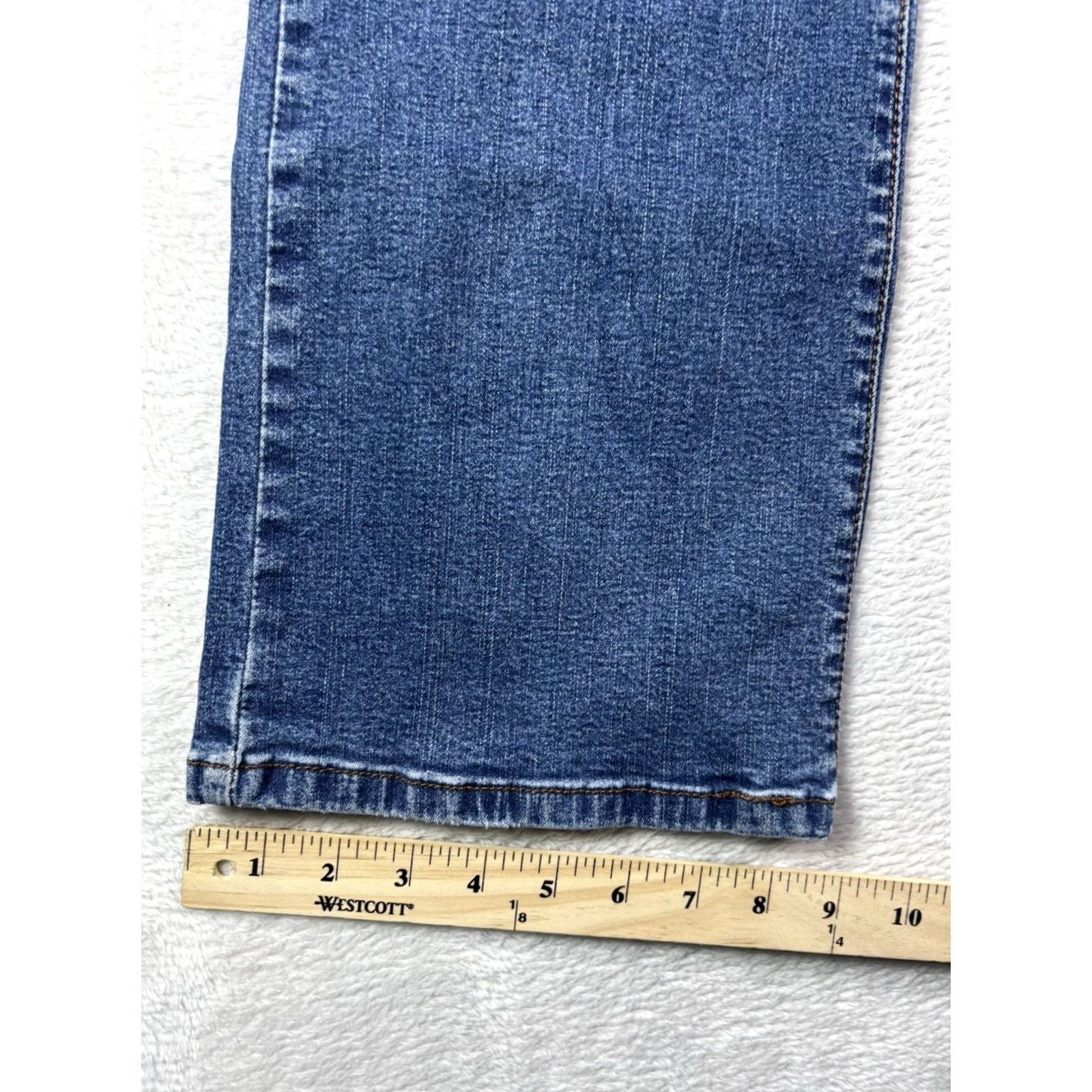 Levi's Levi's 512 Jeans Women's Slim Straight Blue Cotton Denim 8 Regular Button Zipper 5-Pocket Design Size 30" / US 8 / IT 44 - 5 Thumbnail
