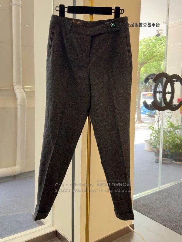 Loro Piana Loro Piana Solid Double Pocket Cashmere Casual Pants. Size US 42 / EU 58 - 2 Thumbnail