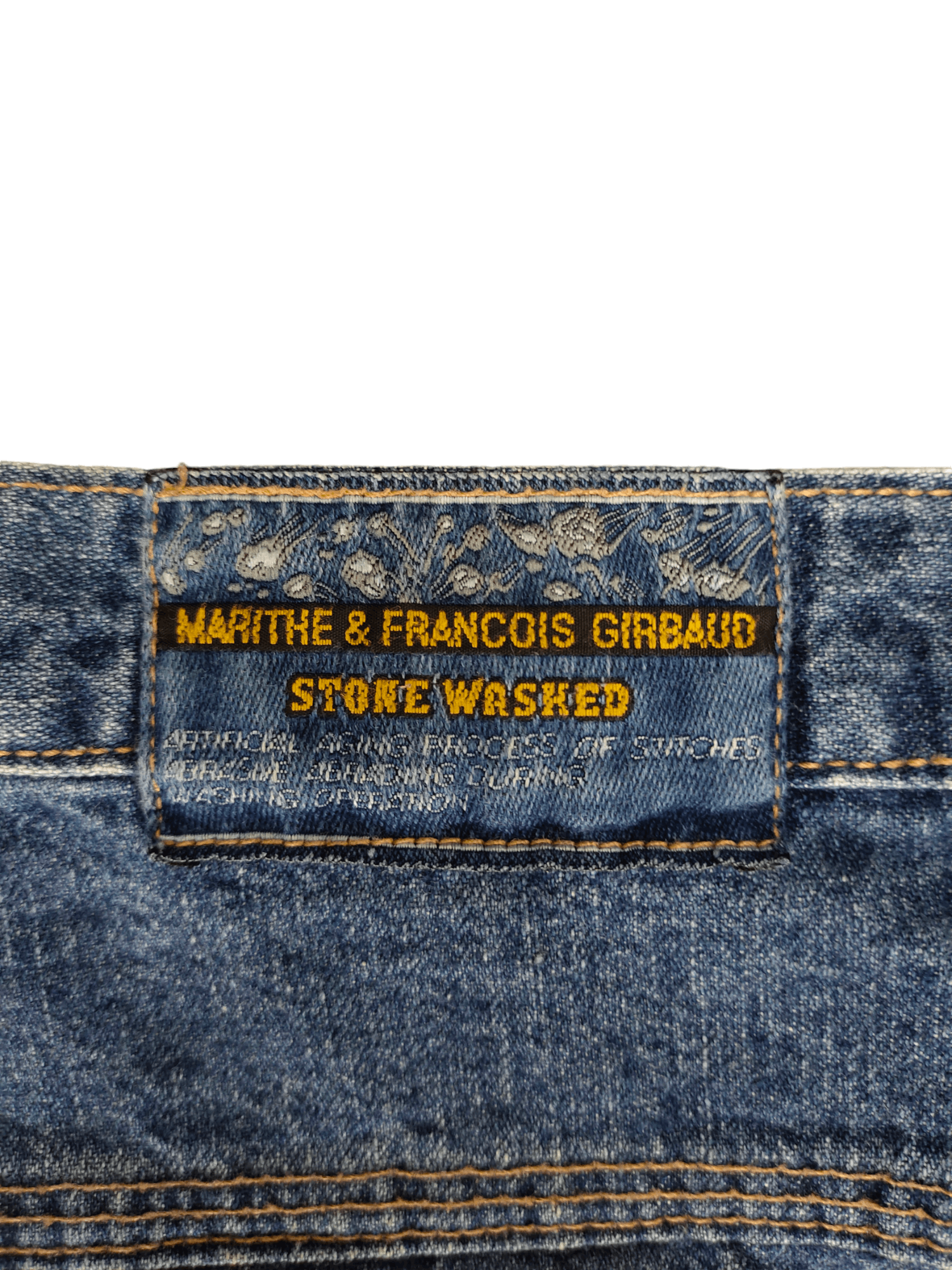 Marithe + Francois Girbaud Baggy Jeans MFG Made In Usa Denim Wide Leg 90s Jnco Size US 38 / EU 54 - 18 Thumbnail
