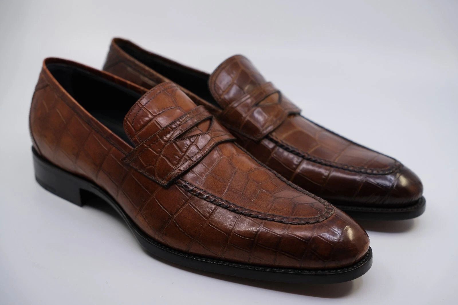 Ermenegildo Zegna New Ermenegildo Zegna Premium Brown UK 8.5 US 9.5 EU 42.5 Size US 9.5 / EU 42-43 - 1 Thumbnail