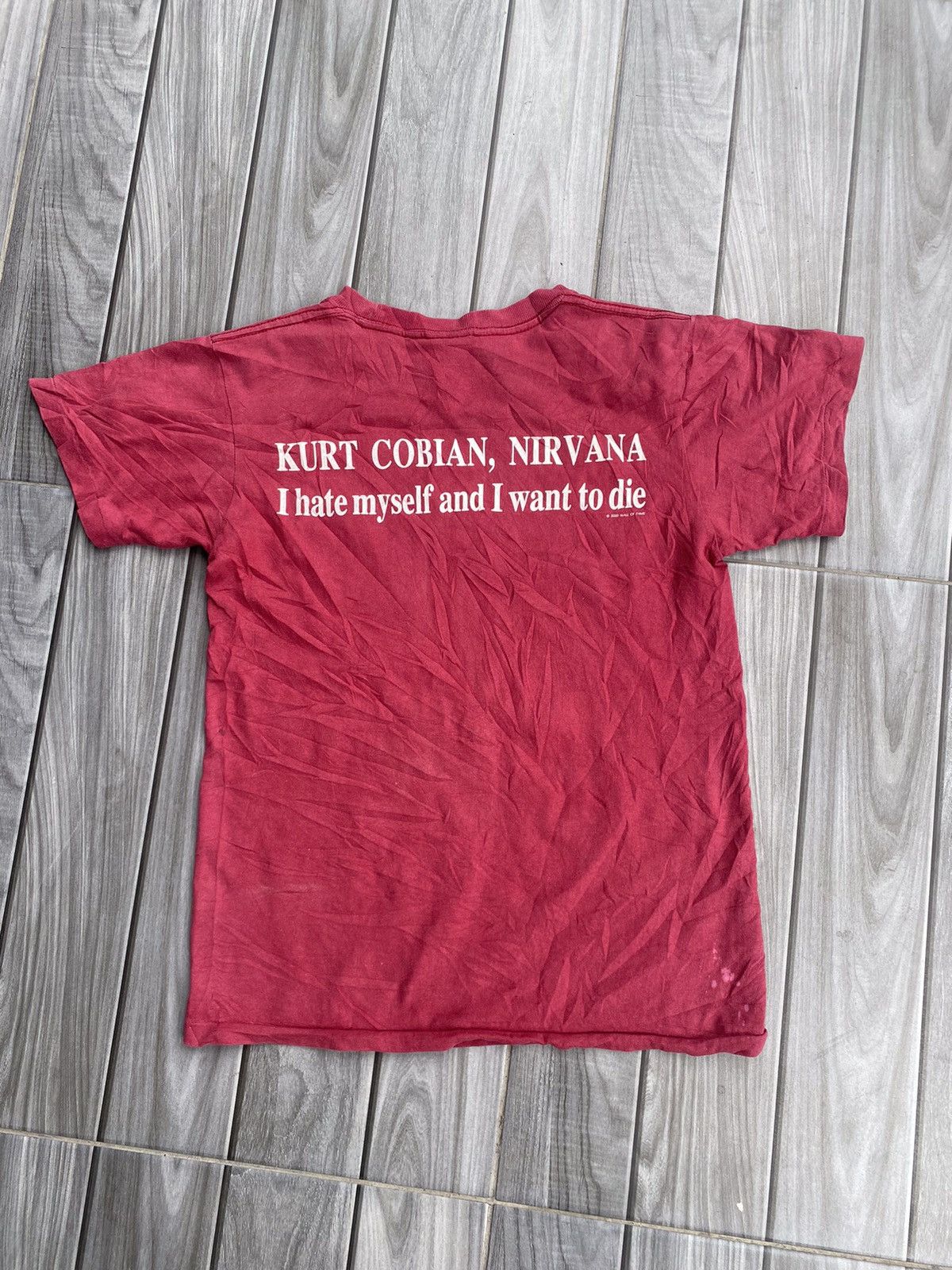 Band Tees 💸NEED GONE💸Vintage kurt cobain nirvana i hate myself tee Size US S / EU 44-46 / 1 - 7 Thumbnail