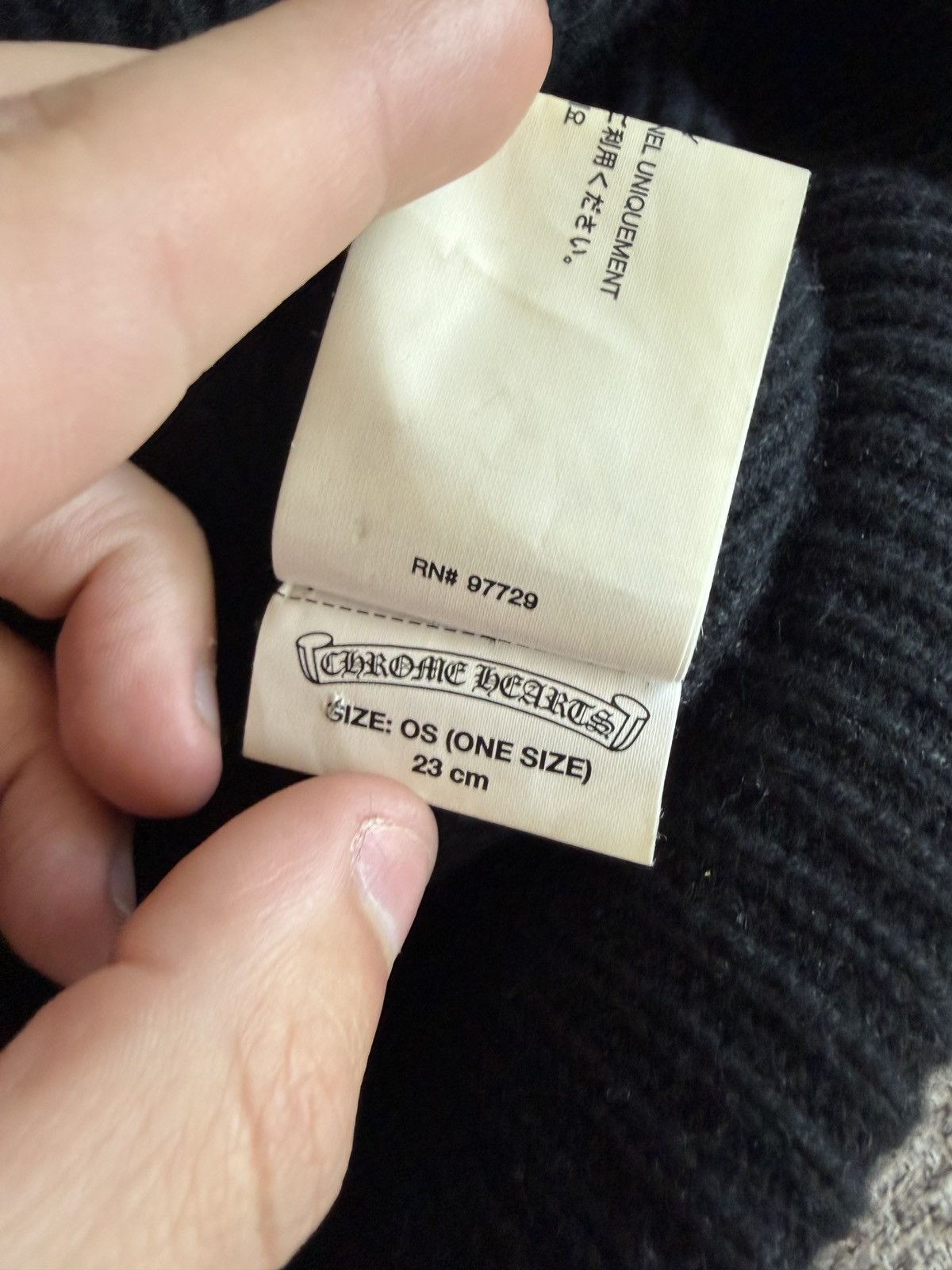 Chrome Hearts Matty Boy CH Beanie Size ONE SIZE - 5 Thumbnail