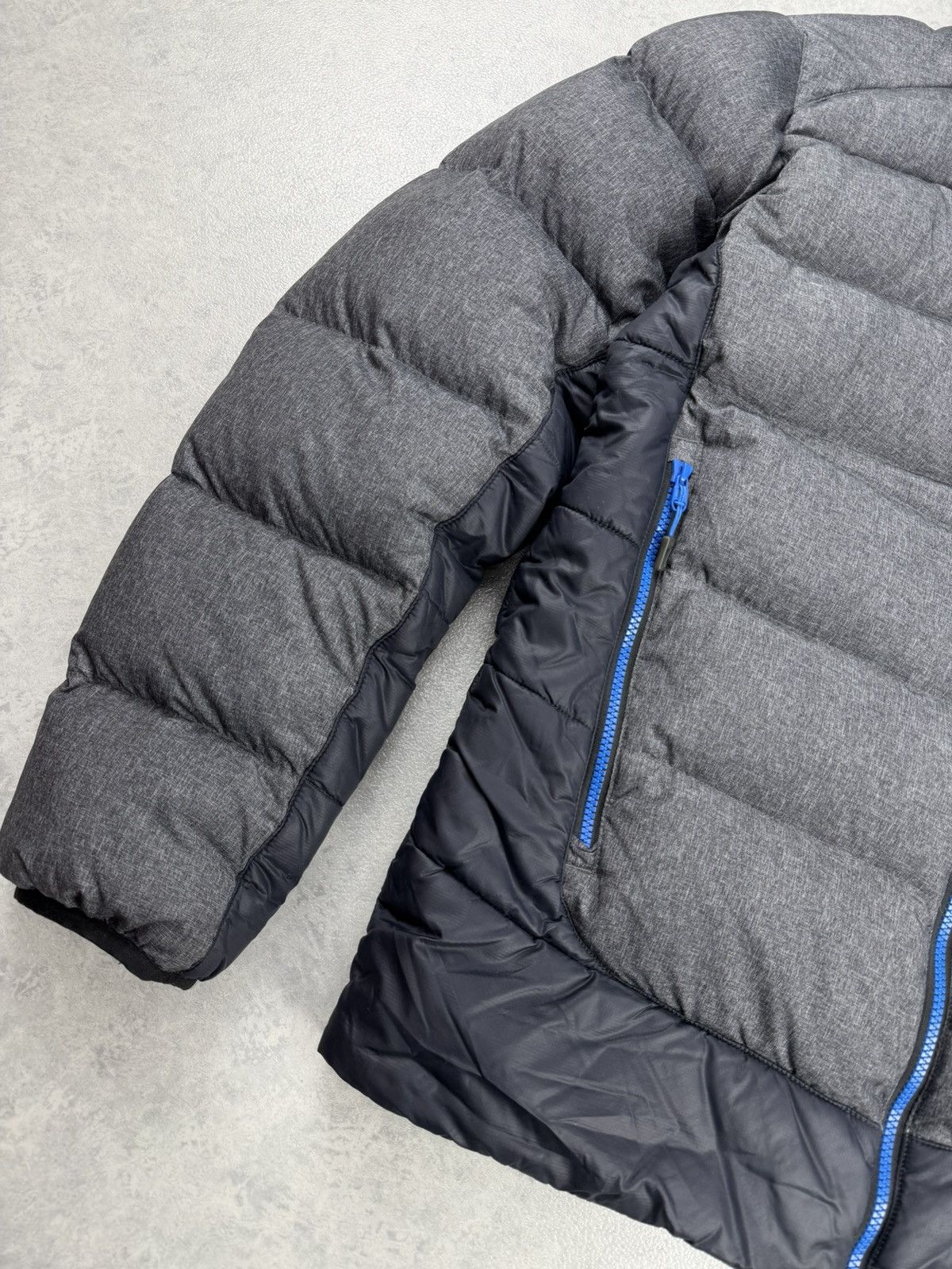 Vintage Millet Advance Down Jacket Grey Hooded Puffer Size US XL / EU 56 / 4 - 4 Thumbnail