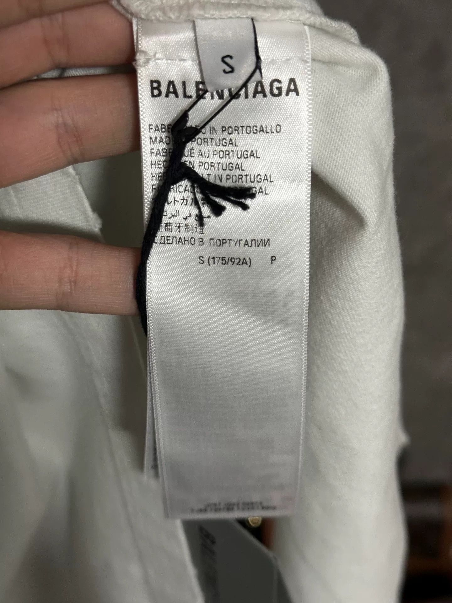 Balenciaga Balenciaga Scissors Crown Wheat Logo T-Shirt Size US S / EU 44-46 / 1 - 3 Thumbnail