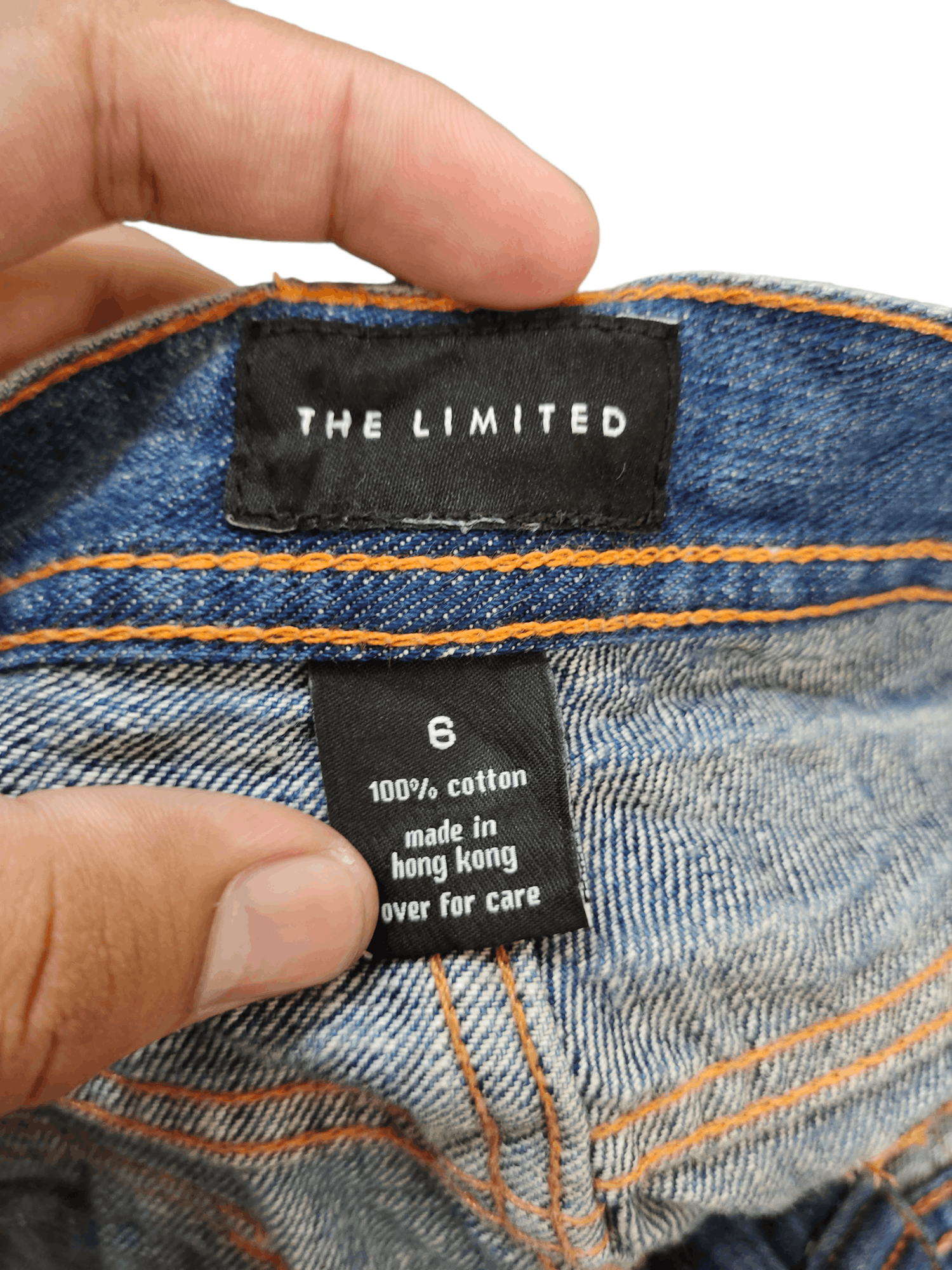 Le Grande Bleu (L.G.B.) Flare Jeans The Limited Distress Faded Low Rise Boot Cut Y2k Size US 30 / EU 46 - 21 Thumbnail
