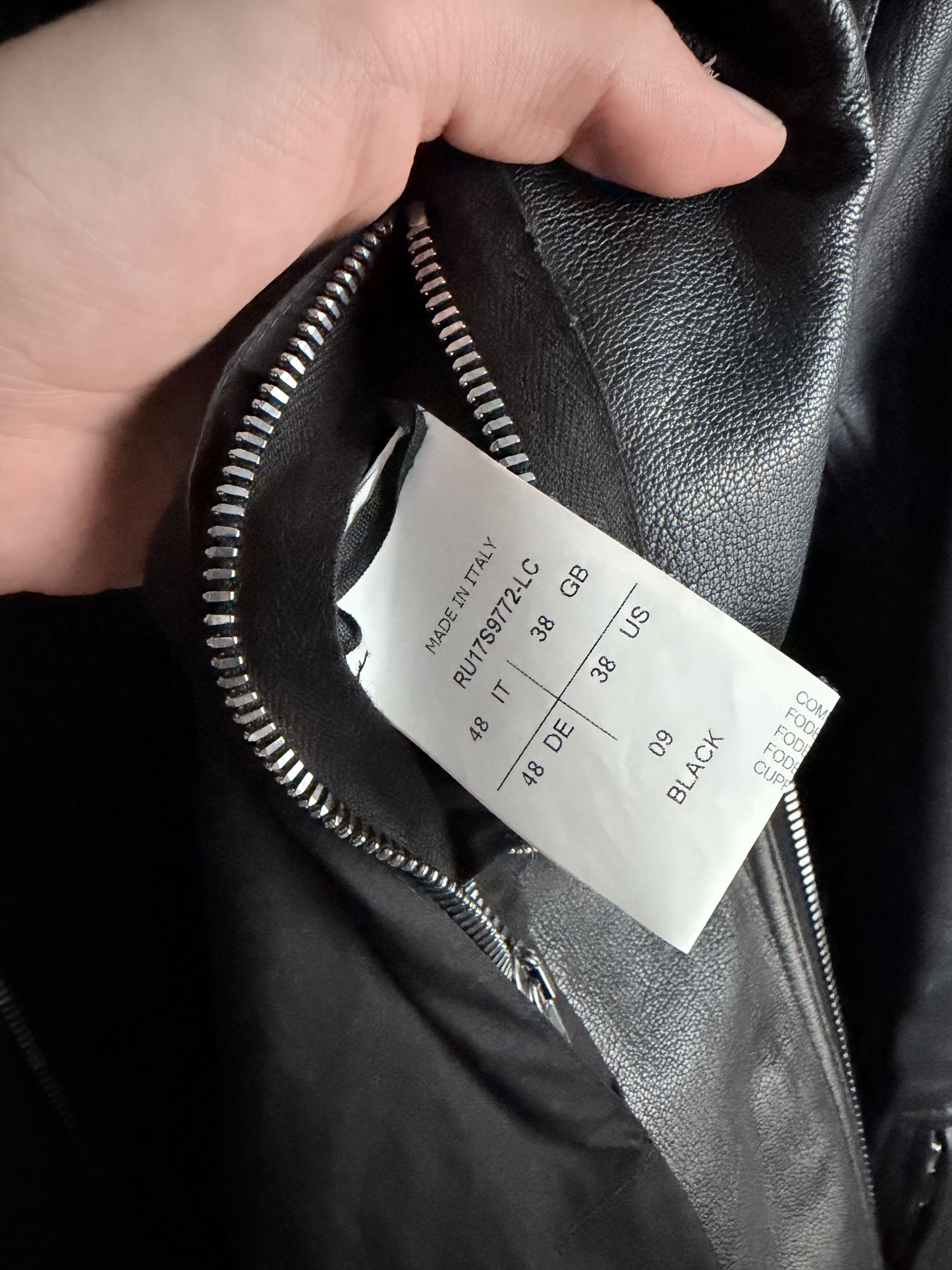 Rick Owens Cyclops Leather Jacket - Black (S/S 16')
