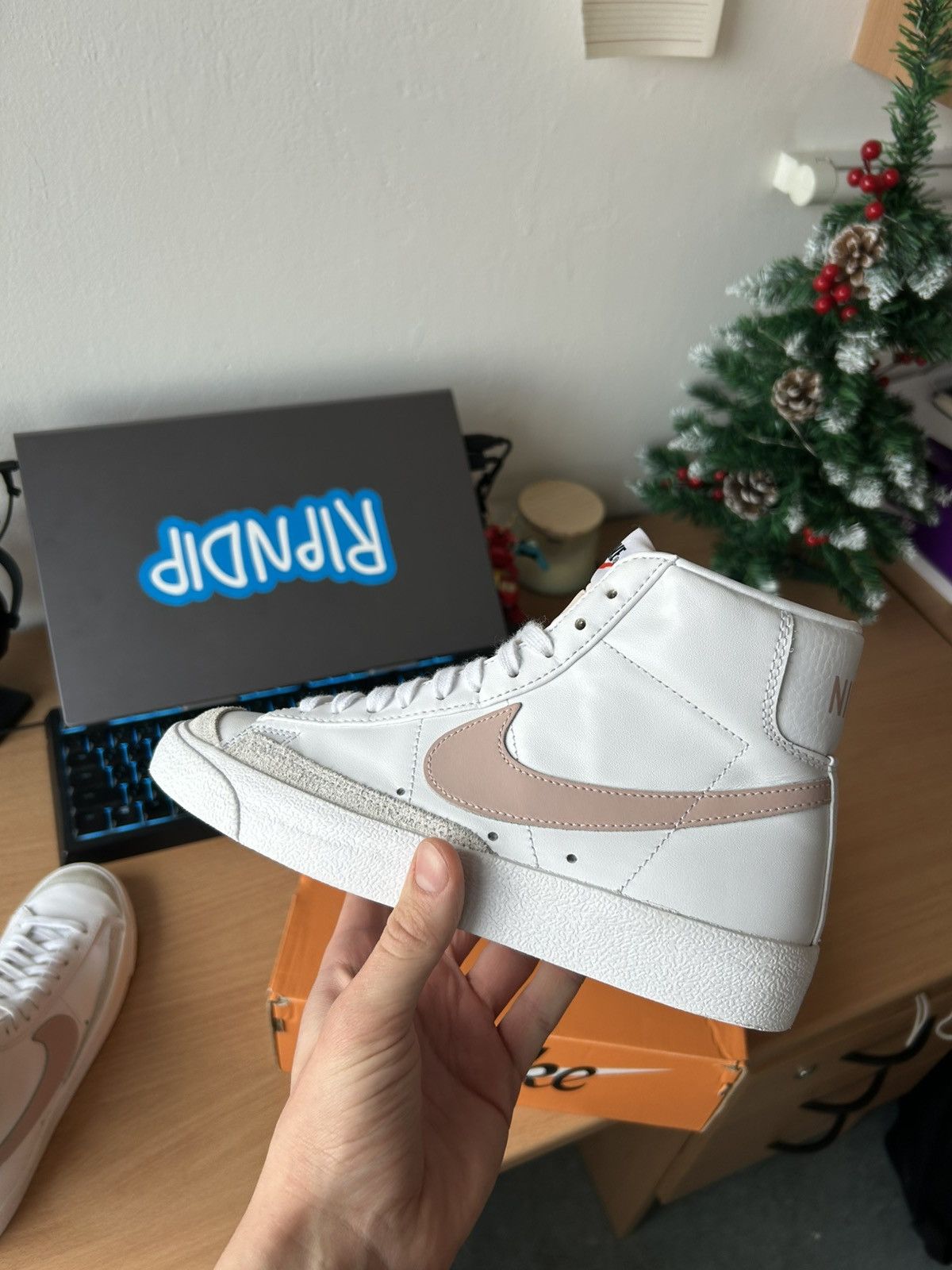 Nike Nike Blazer Mid Pink Oxford Size US 7.5 / IT 37.5 - 3 Thumbnail