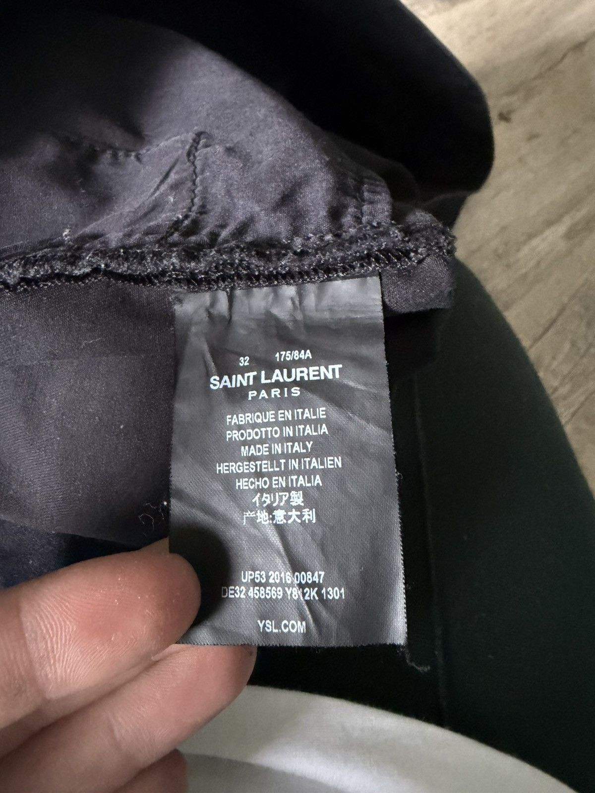 Hedi Slimane × Saint Laurent Paris SS16 hedi surf sound saint laurent Crash knee split boro Size US 32 / EU 48 - 7 Thumbnail