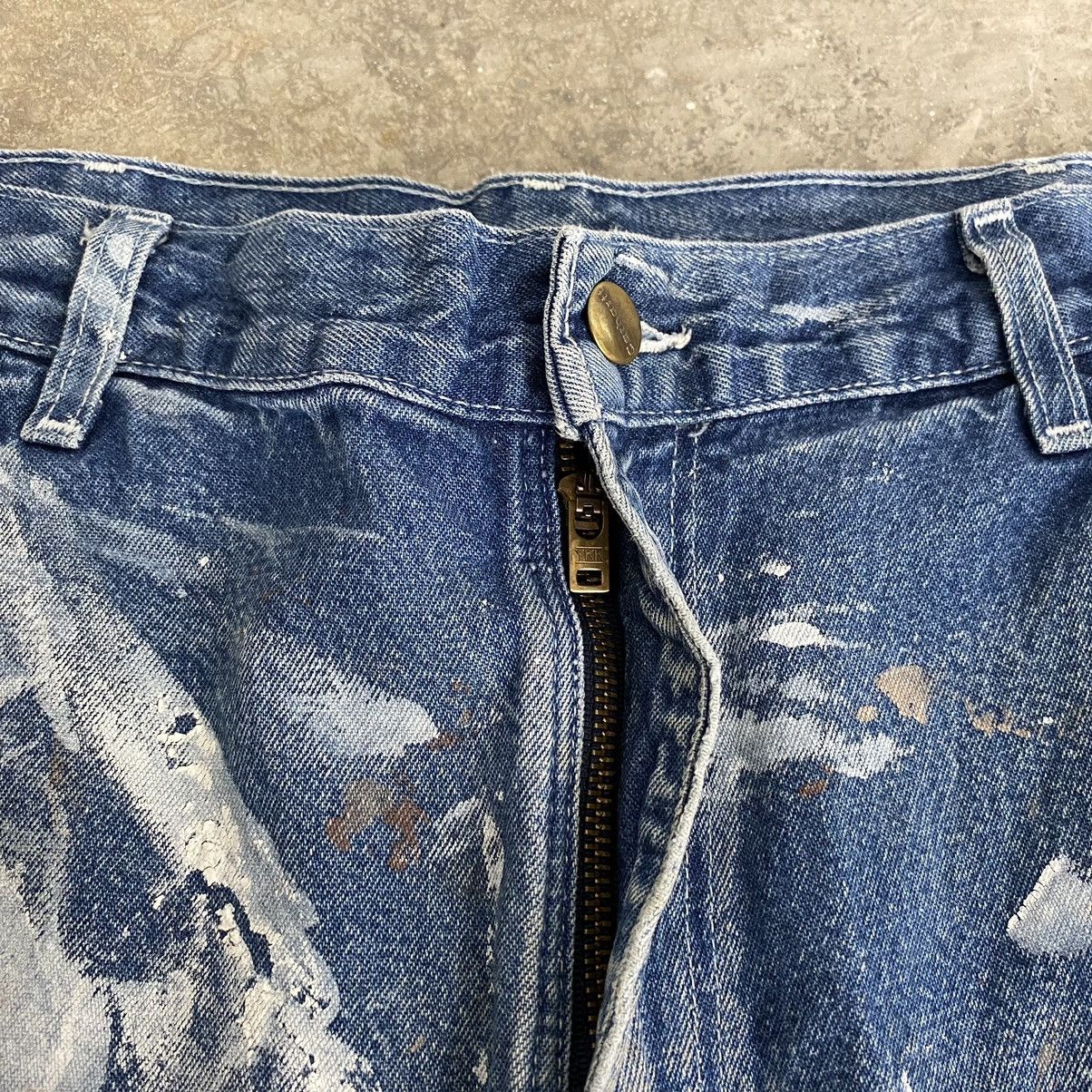 Carhartt Vintage Carhartt Faded Blue Splatter Painter Denim Jeans Size US 34 / EU 50 - 12 Thumbnail