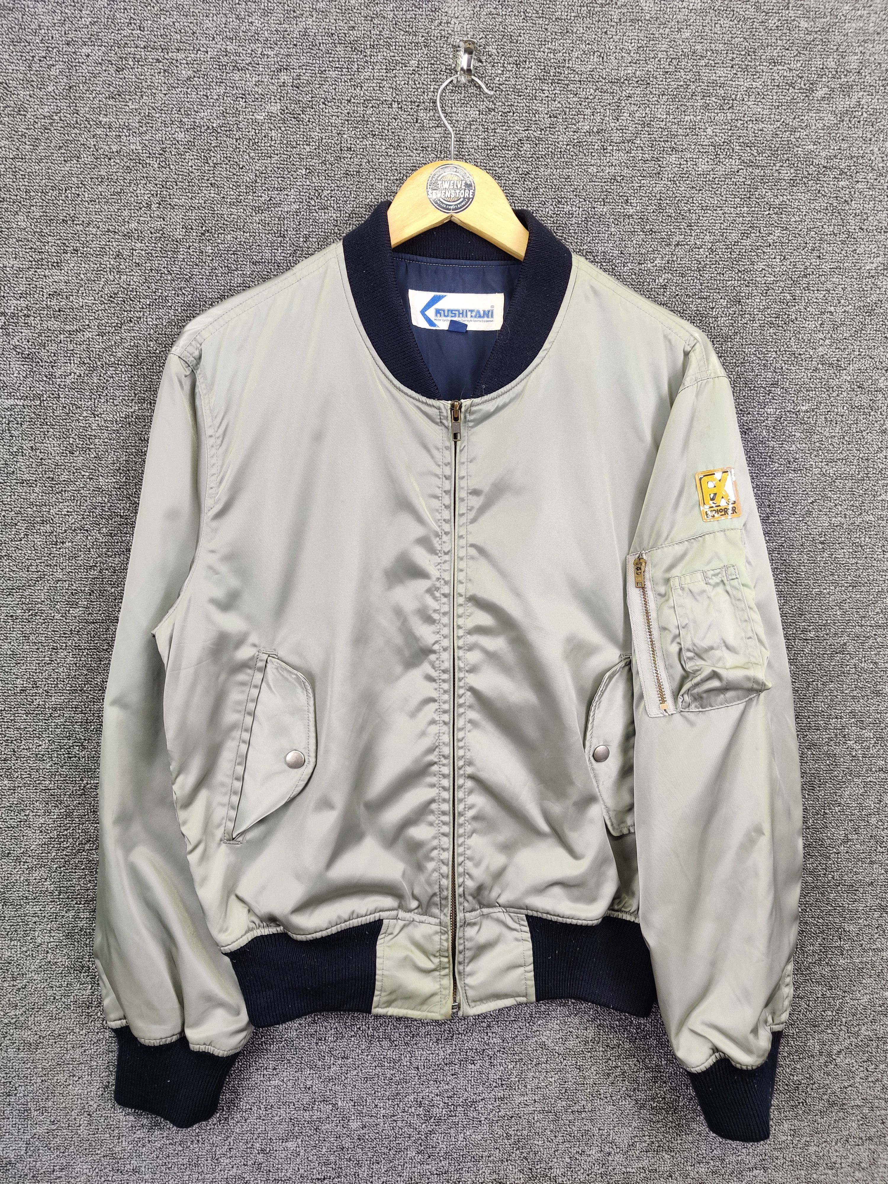 Vintage Vintage Kushitani Motor Cycling Explorer Bomber Jacket Size US L / EU 52-54 / 3 - 3 Thumbnail