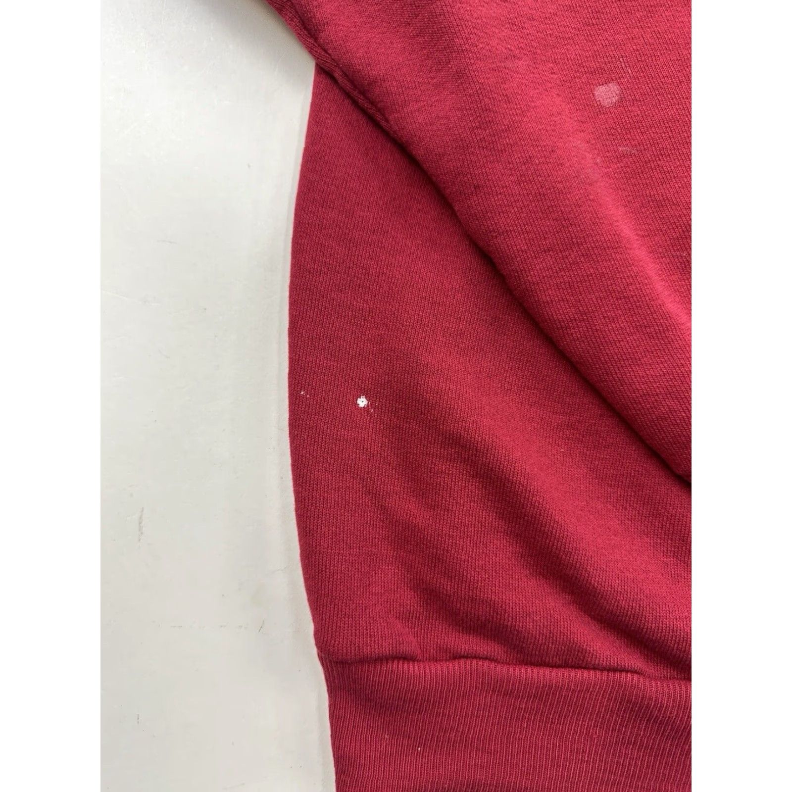 Russell Athletic VINTAGE Russell Athletic Sweatshirt Mens Large Red Crew Neck USA 70s Cotton Pullover Mens Size US L / EU 52-54 / 3 - 4 Thumbnail