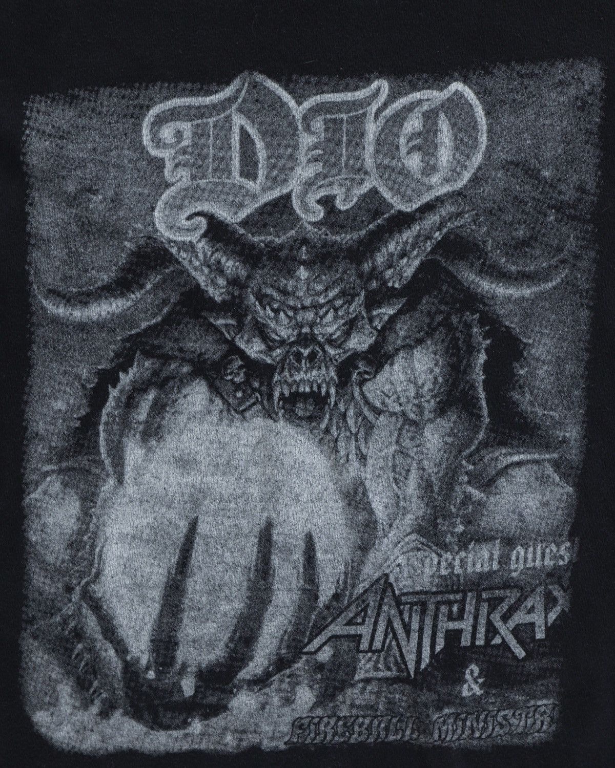 Band Tees Vintage 90s Dio Diablo Devil Faded USA Archive Band Tee Size US M / EU 48-50 / 2 - 3 Thumbnail