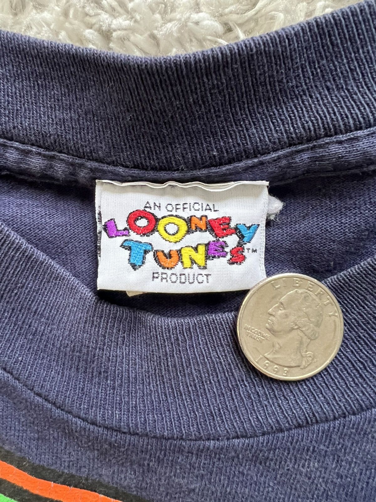 Vintage × Warner Bros Vintage Looney Tunes Taz Camping Hot Tempered AOP Size US L / EU 52-54 / 3 - 7 Thumbnail