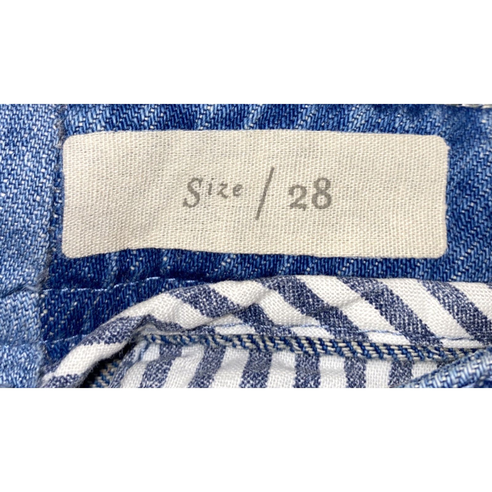 Vintage Pilcro And The Letterpress Jeans Zip Fly Womens 28 Blue Denim Cotton Blend 25 Inseam Regular Size 28 Women Size 24" / US 00 / IT 34 - 6 Thumbnail