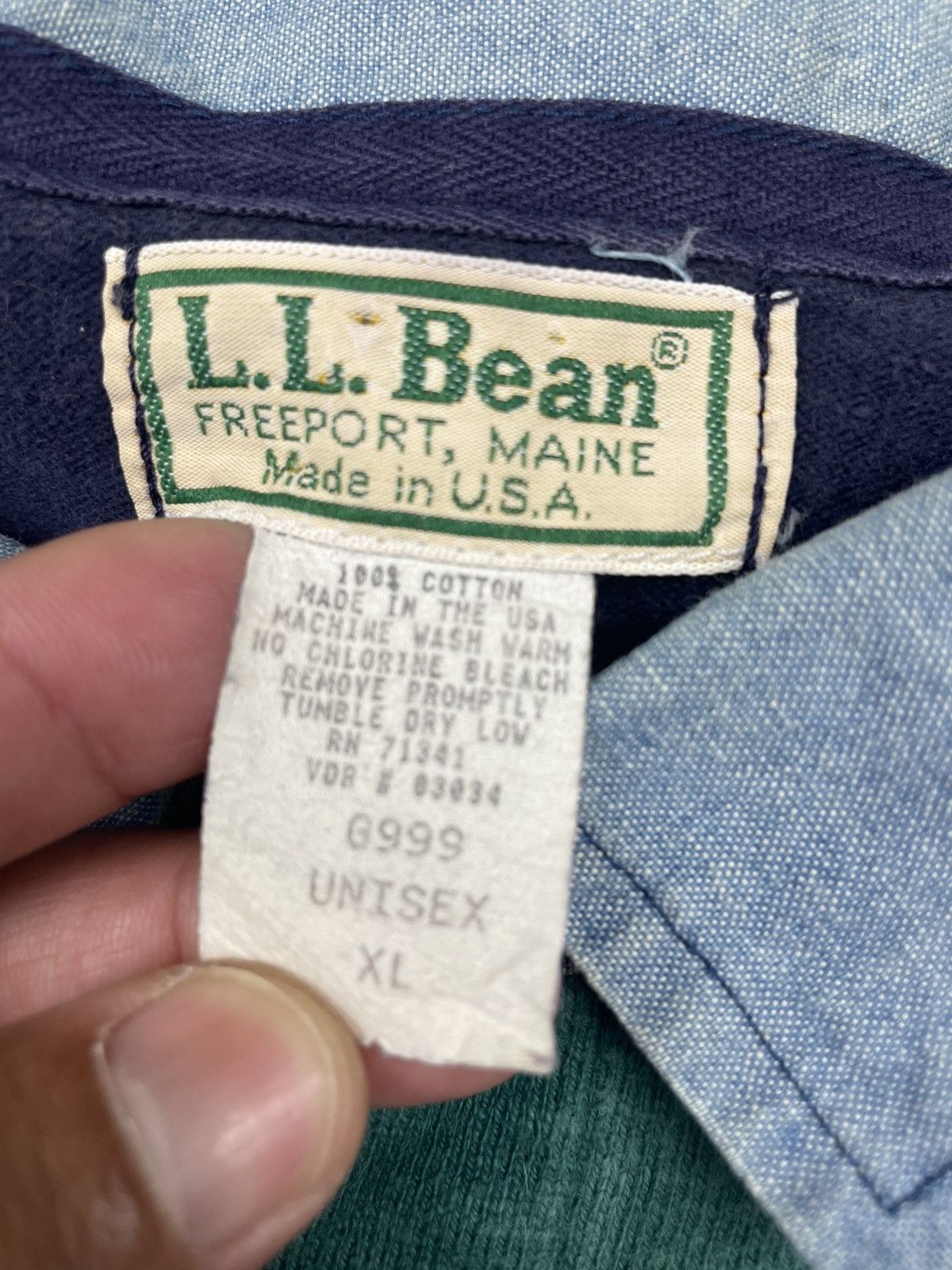 L.L. Bean Vintage LL Bean Made in Usa 🇺🇸 Size US XL / EU 56 / 4 - 3 Thumbnail