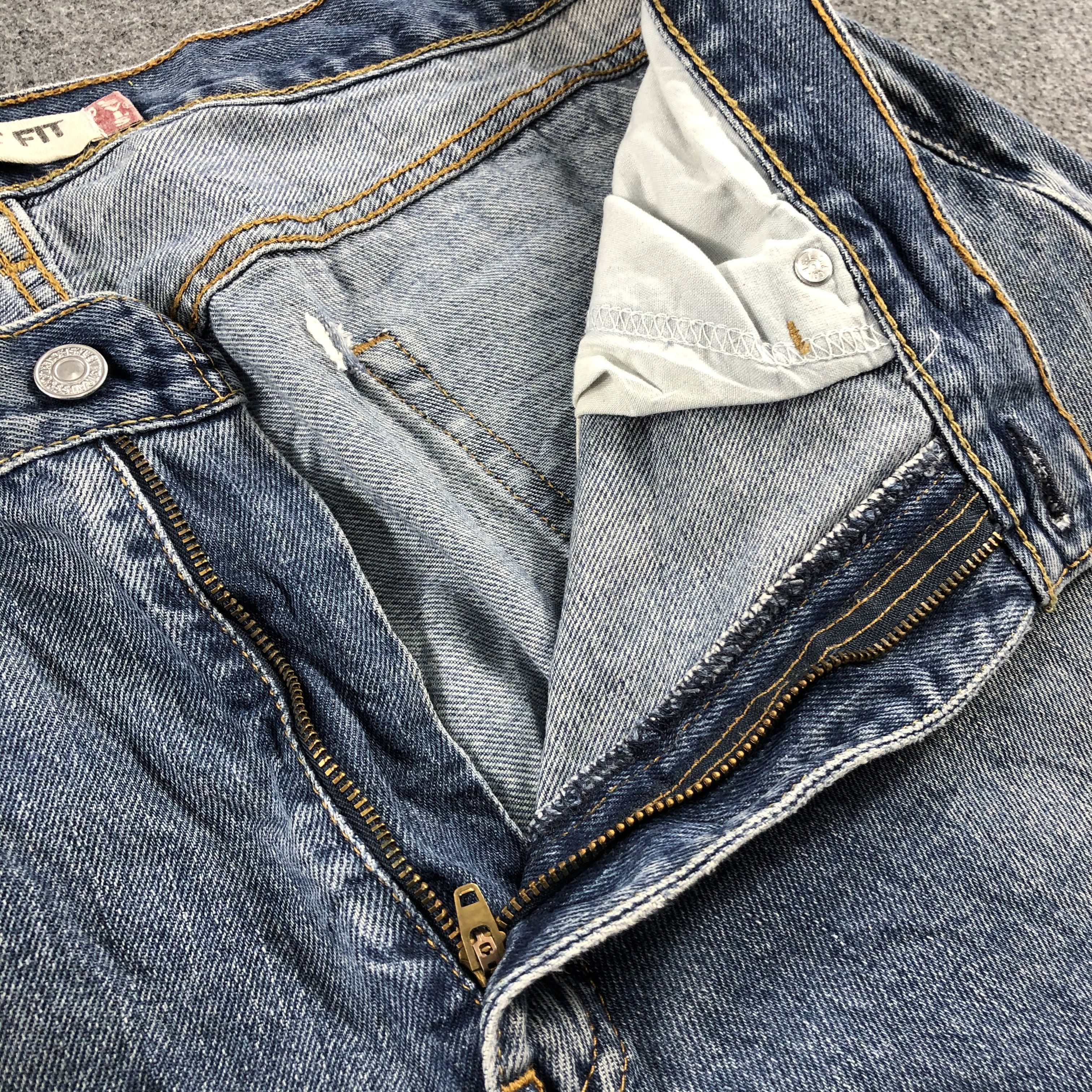 Levi's Vintage Blue Wash Levis 505 Jeans-J2516 Size US 38 / EU 54 - 8 Thumbnail