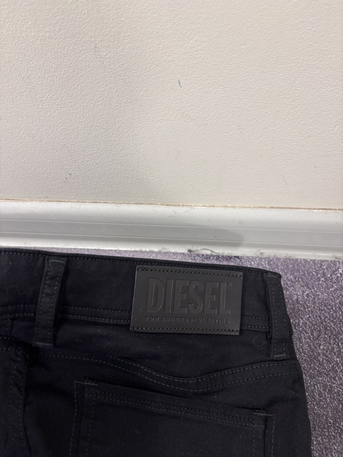 Diesel Diesel Sleenker NWT Men’s Skinny Jeans Stretch Denim Black Size US 29 - 21 Thumbnail