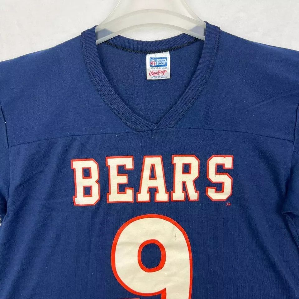 NFL × Vintage Chicago Bears Rawlings Jersey Shirt Women L Jim McMachon 9 Size L / US 10 / IT 46 - 4 Thumbnail