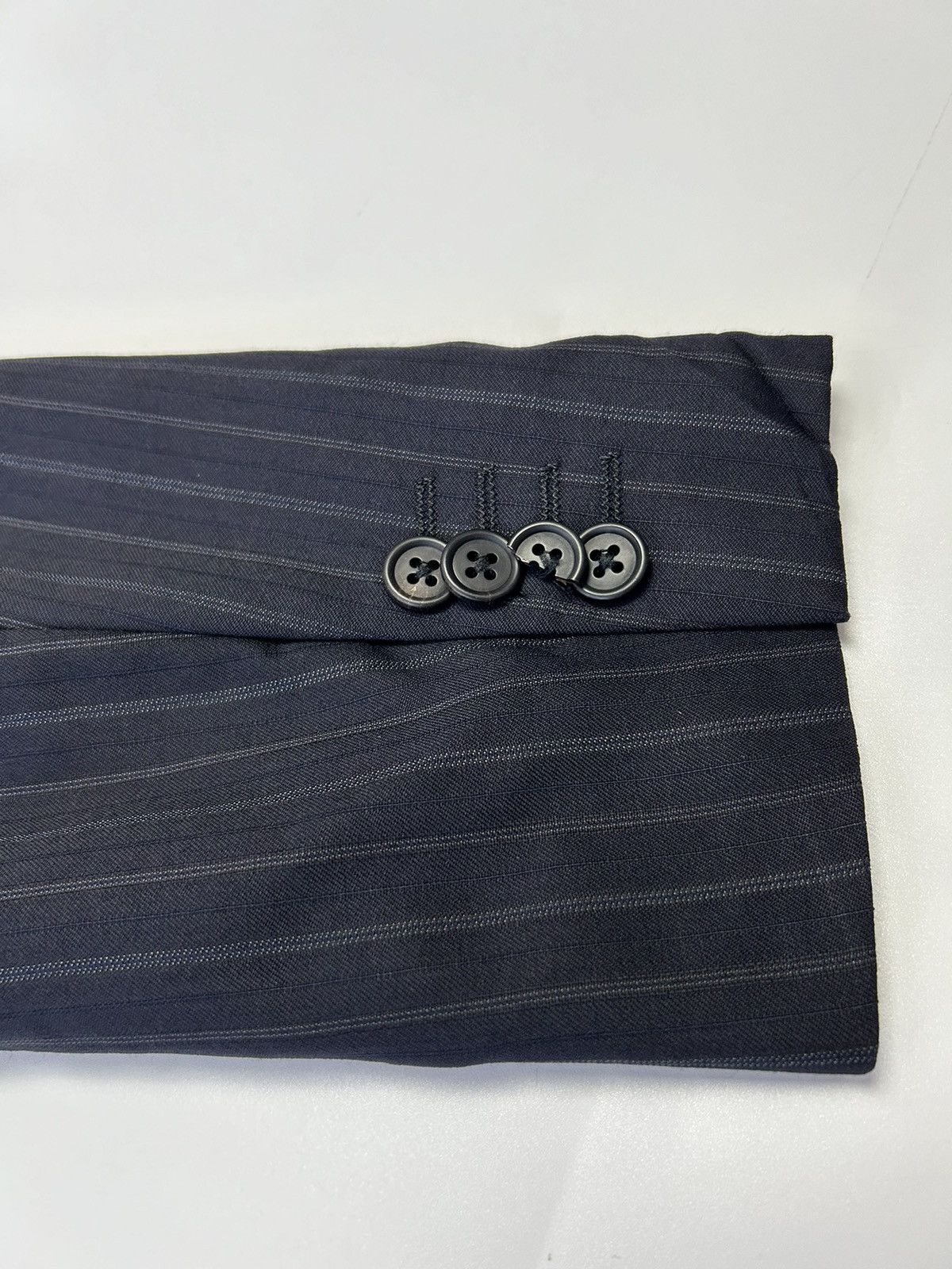 Designer × Ermenegildo Zegna × Paul Smith PAUL SMITH X ERMENEGILDO ZEGNA STRIPED BLAZER Size 38R - 8 Thumbnail
