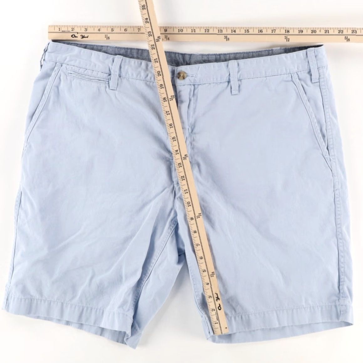 Polo Ralph Lauren **Polo Ralph Lauren Classic Fit Blue Khaki Chino Shorts Men's 42T** User: Vintage Polo Ralph Lauren Classic Fit Blue Khaki Chino Shorts Men's 42T Size US XL / EU 56 / 4 - 3 Thumbnail