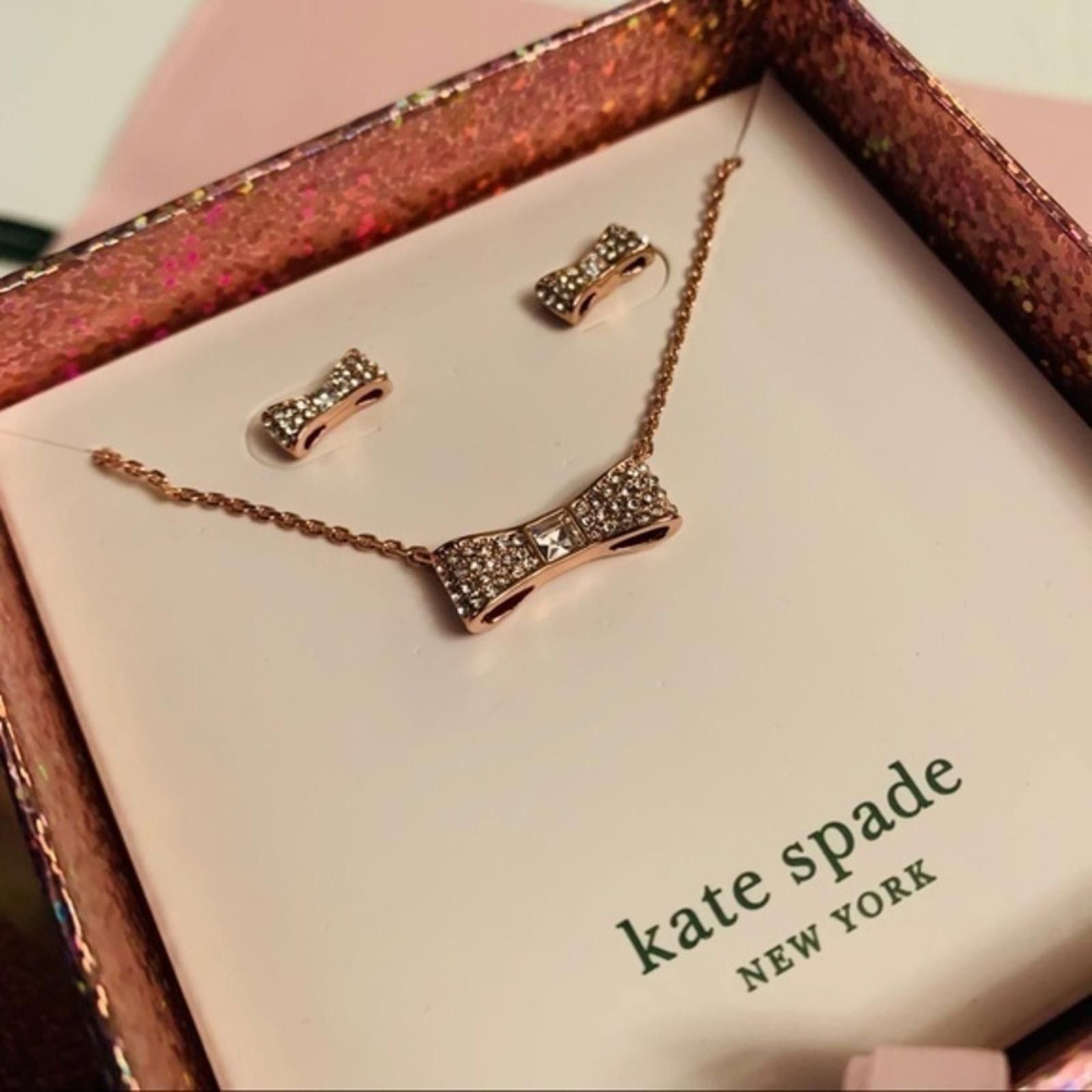Kate Spade Kate Spade Gold Necklace And Earrings Set Size ONE SIZE - 2 Thumbnail