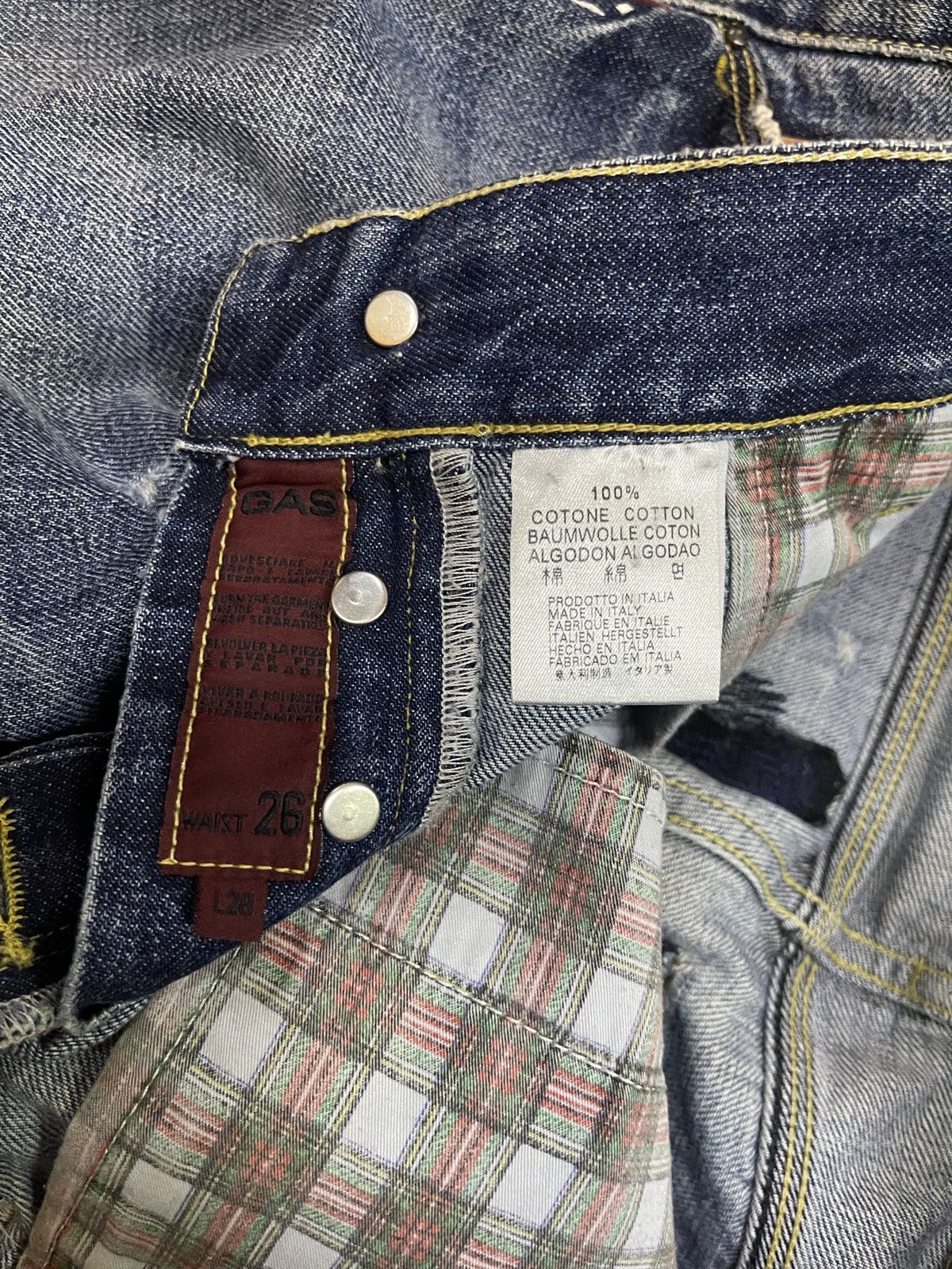 GAS GAS ITALY SPECIAL MODEL DESIGNER JEANS Size US 29 - 8 Thumbnail