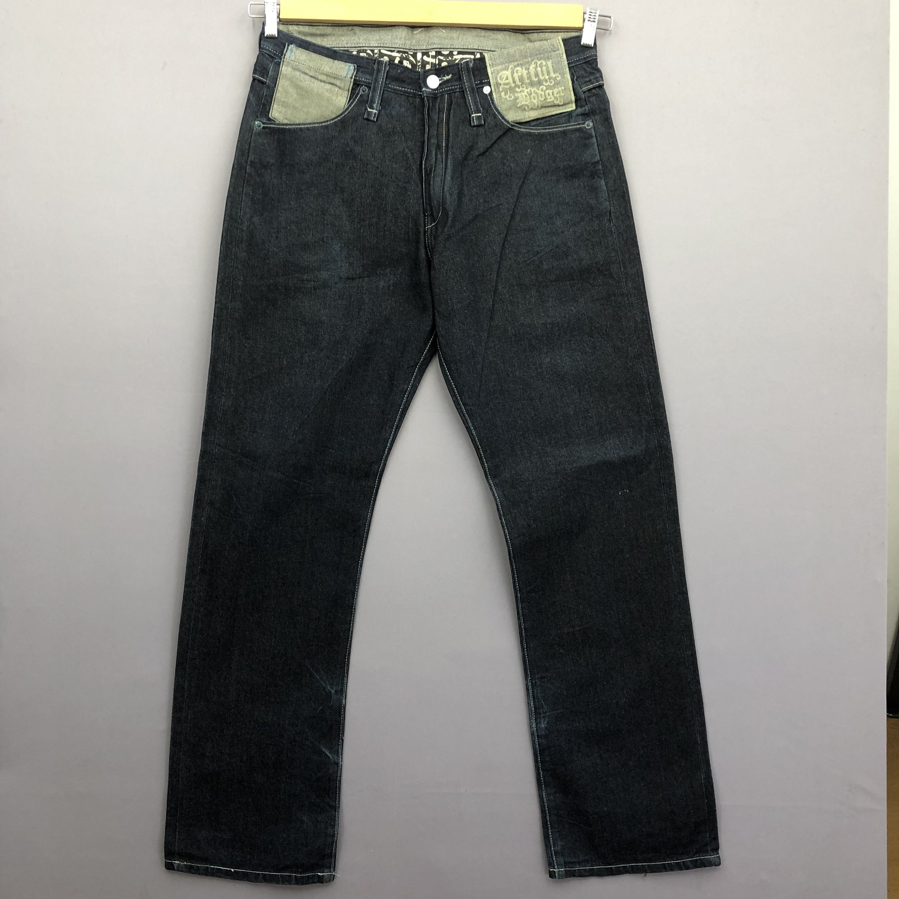 Jean Crazy Vintage Y2k Affliction Jeans Baggy Skater Denim Size US 34 / EU 50 - 2 Thumbnail