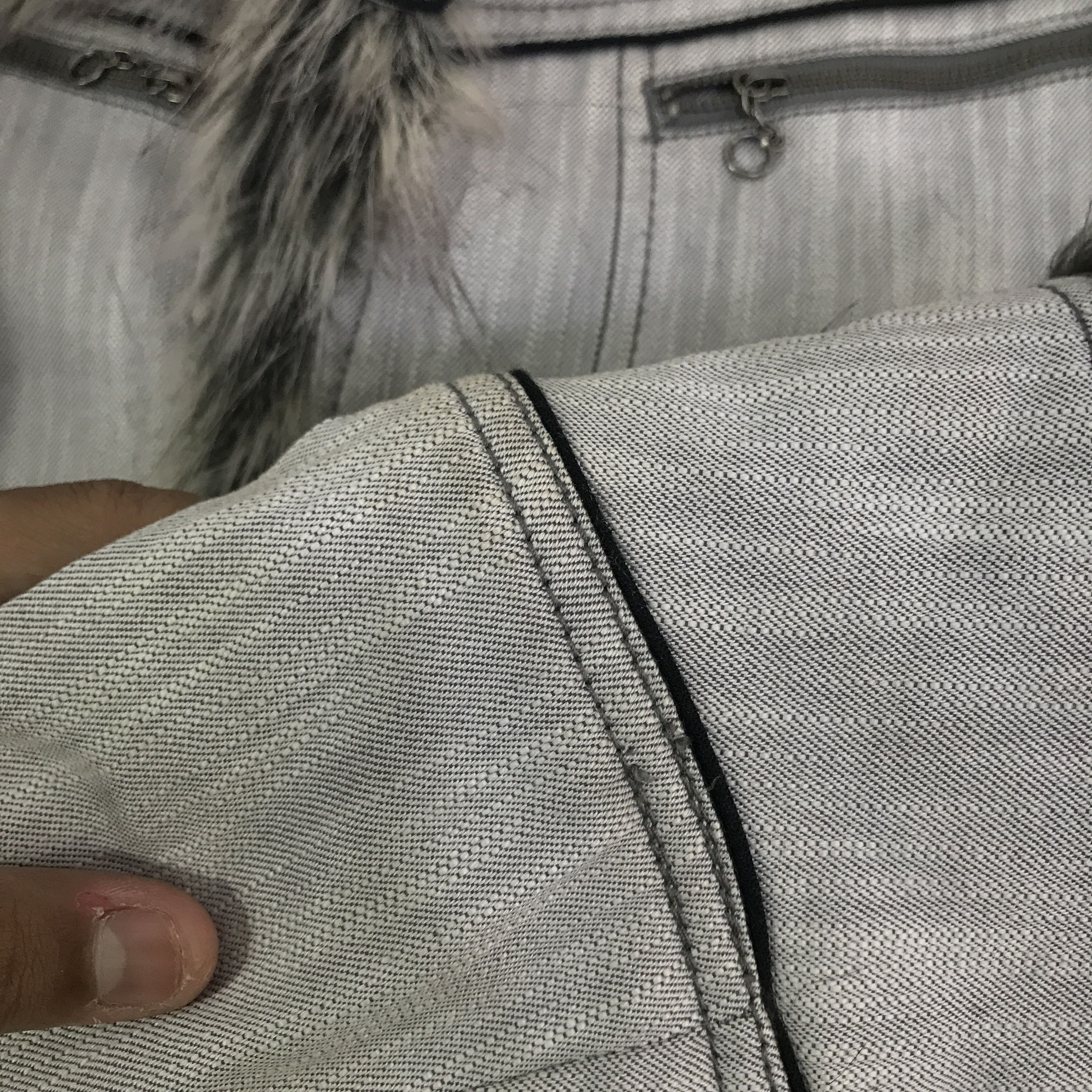 HIDEAWAYS Vintage Hideways Nicole Denim Fur Jacket K115B6 Size US M / EU 48-50 / 2 - 13 Thumbnail