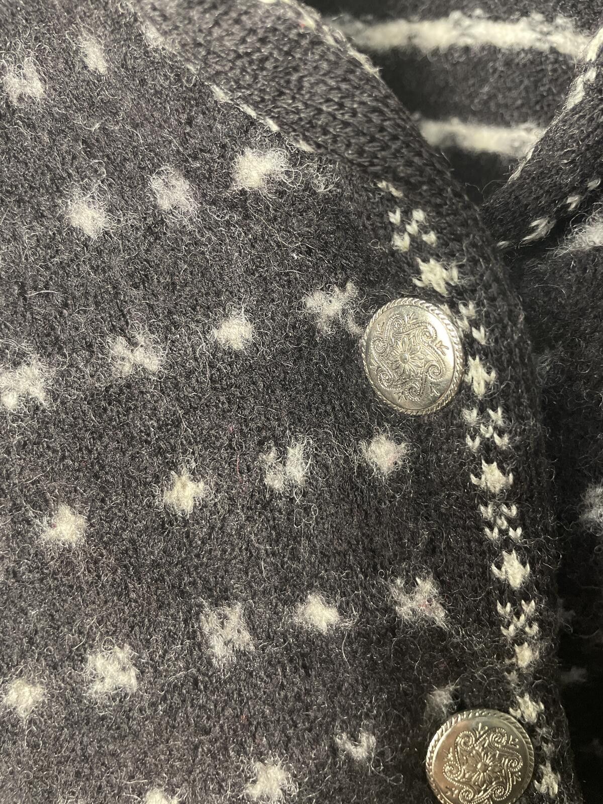 Pendleton Pendleton VTG Wool Sweater Cardigan Women's Medium Black Size M / US 6-8 / IT 42-44 - 4 Thumbnail