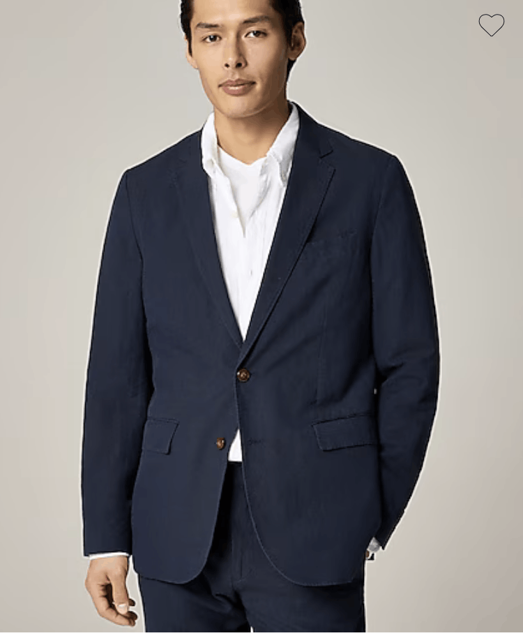 J.Crew Ludlow Slim-fit unstructured suit jacket Size 40R - 1 Thumbnail