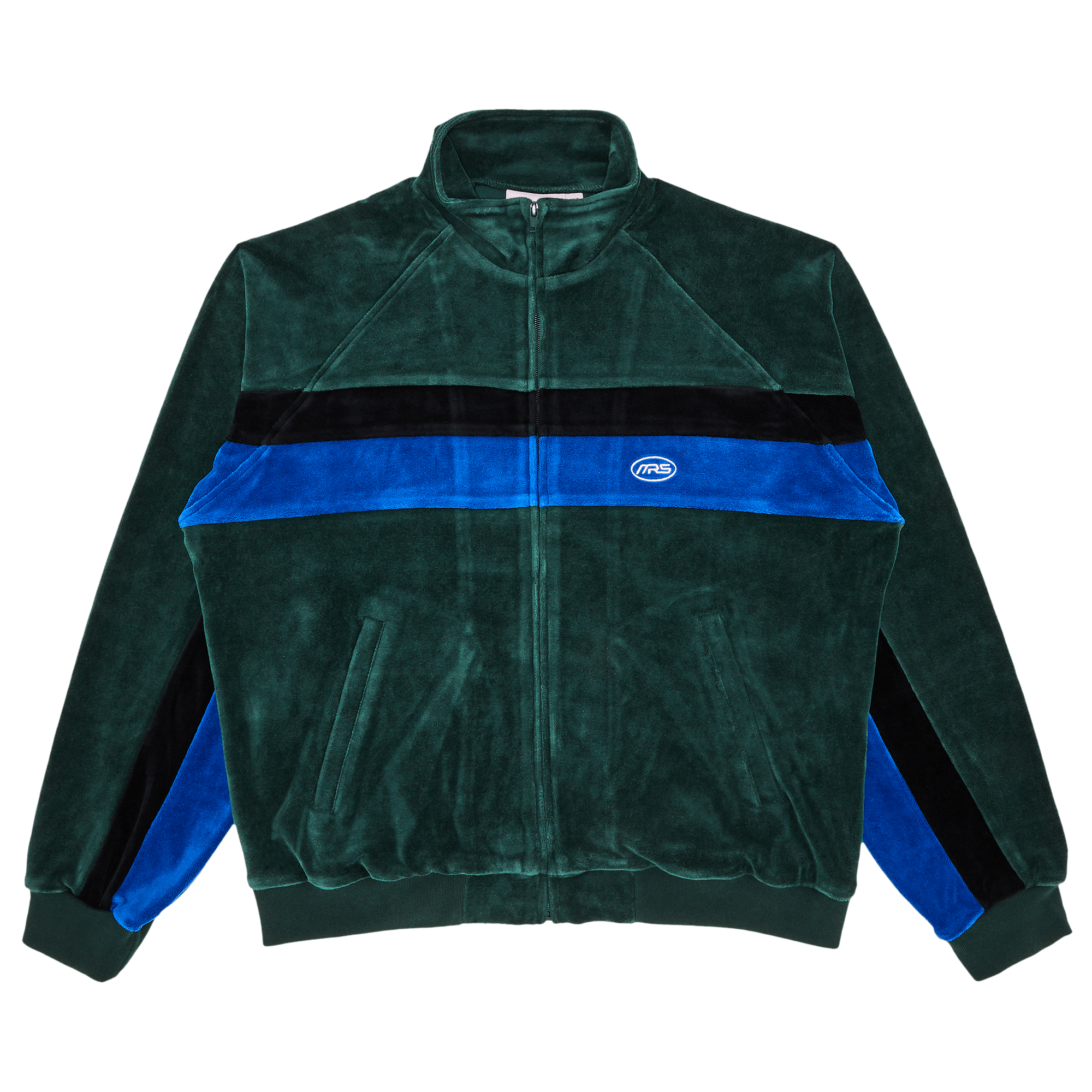 Studded Velour Track Jacket L Studded Velour Track Jacket