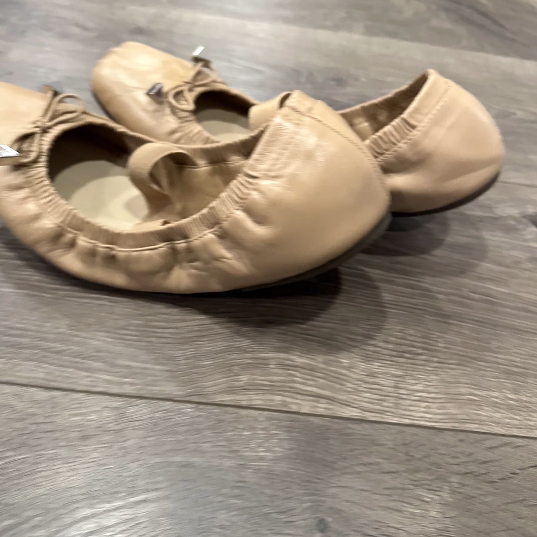 SCHUTZ Schutz Calita Nappa Leather Buckle Ballet Flats Sz 8B Black Leather Slip On Closed Toe Flats Shoes Size US 8 / IT 38 - 5 Thumbnail
