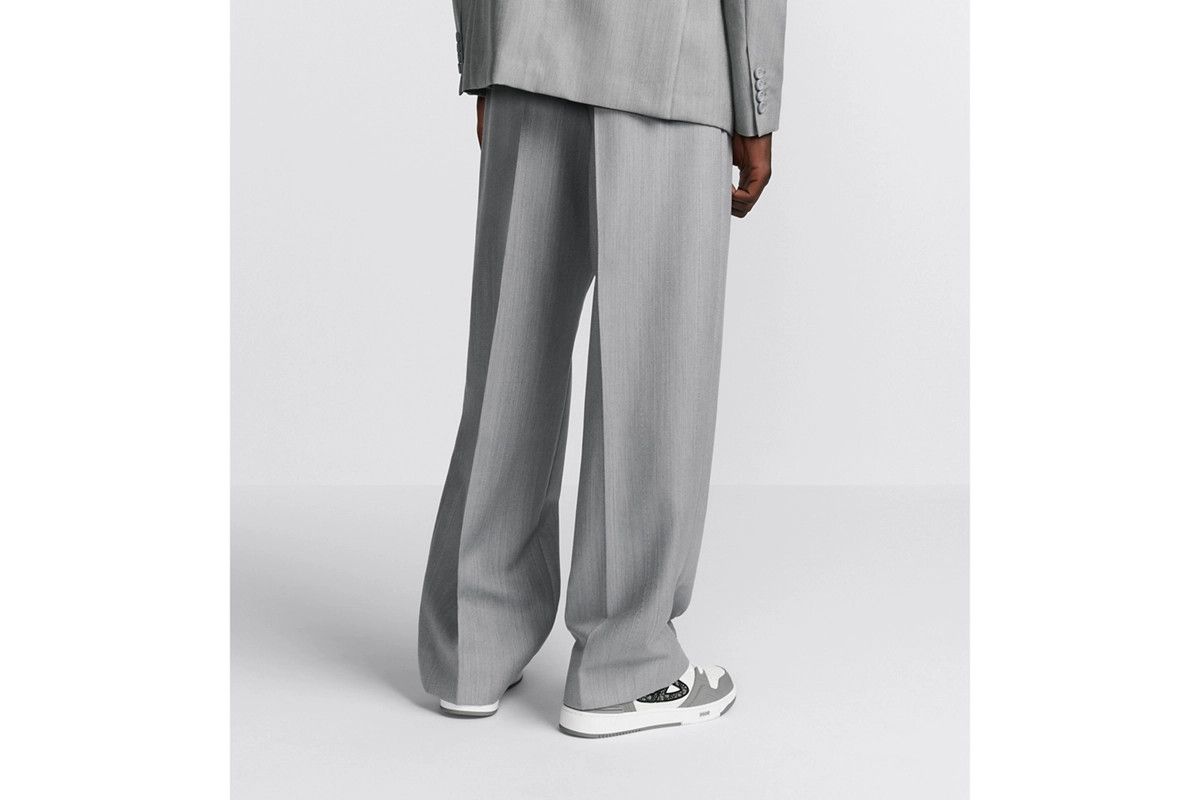 Dior o1bcso1str0226 Tailored Loose-Fit Pants in Grey Size US 34 / EU 50 - 6 Thumbnail