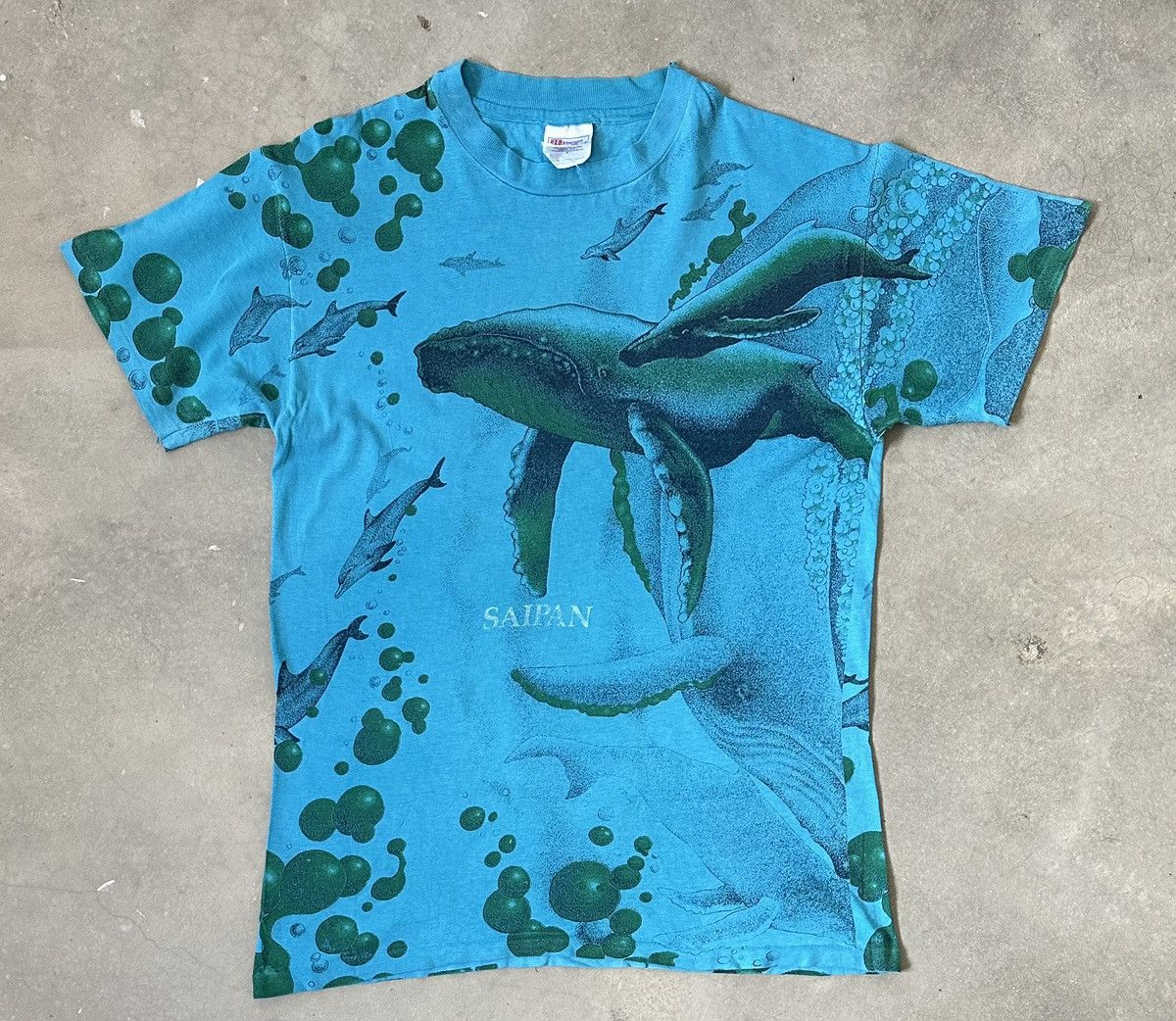 Vintage VINTAGS SAIPAN HABITAT ALL OVER PRINT TEE Size US M / EU 48-50 / 2 - 1 Thumbnail