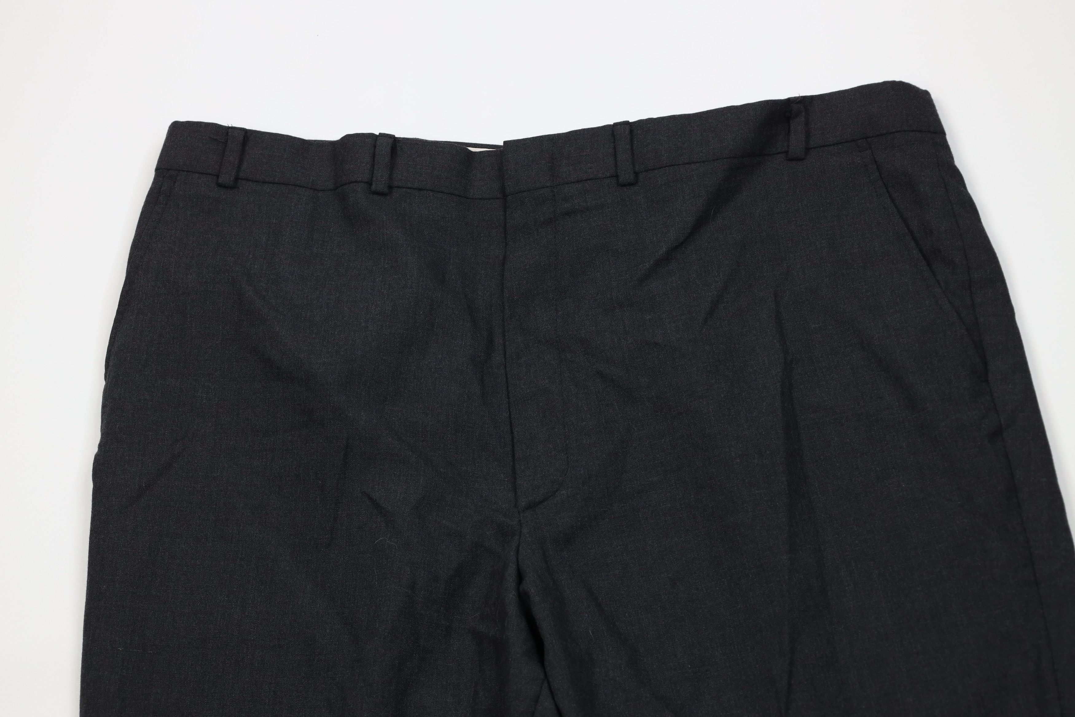Vintage Vintage 90s Streetwear Knit Wide Leg Chino Pants Gray USA Size US 44 / EU 60 - 2 Thumbnail