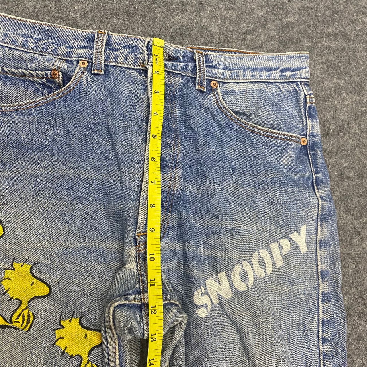 Levi's 💥Best Offer💥Vintage 90s Levis x snoopy Denim Size US 32 / EU 48 - 5 Thumbnail