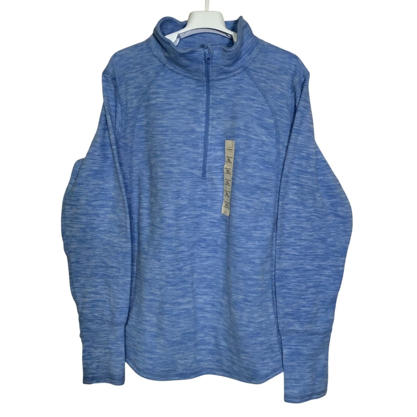 Unknown London St. Johns Bay Long Sleeve Active 1/4 Zip Sweater Blue XL Size XL / US 12-14 / IT 48-50 - 1 Thumbnail