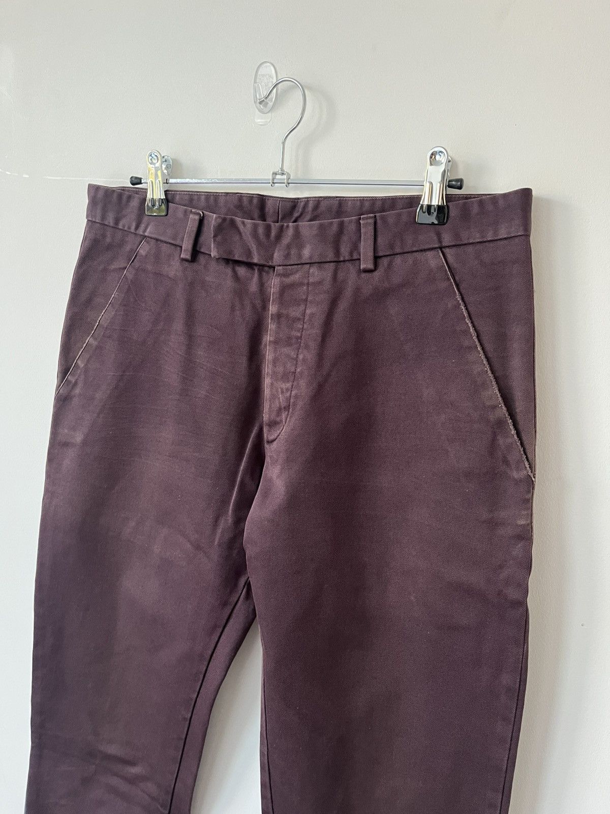 Dior Dior Homme bordeaux trousers Size US 32 / EU 48 - 5 Thumbnail