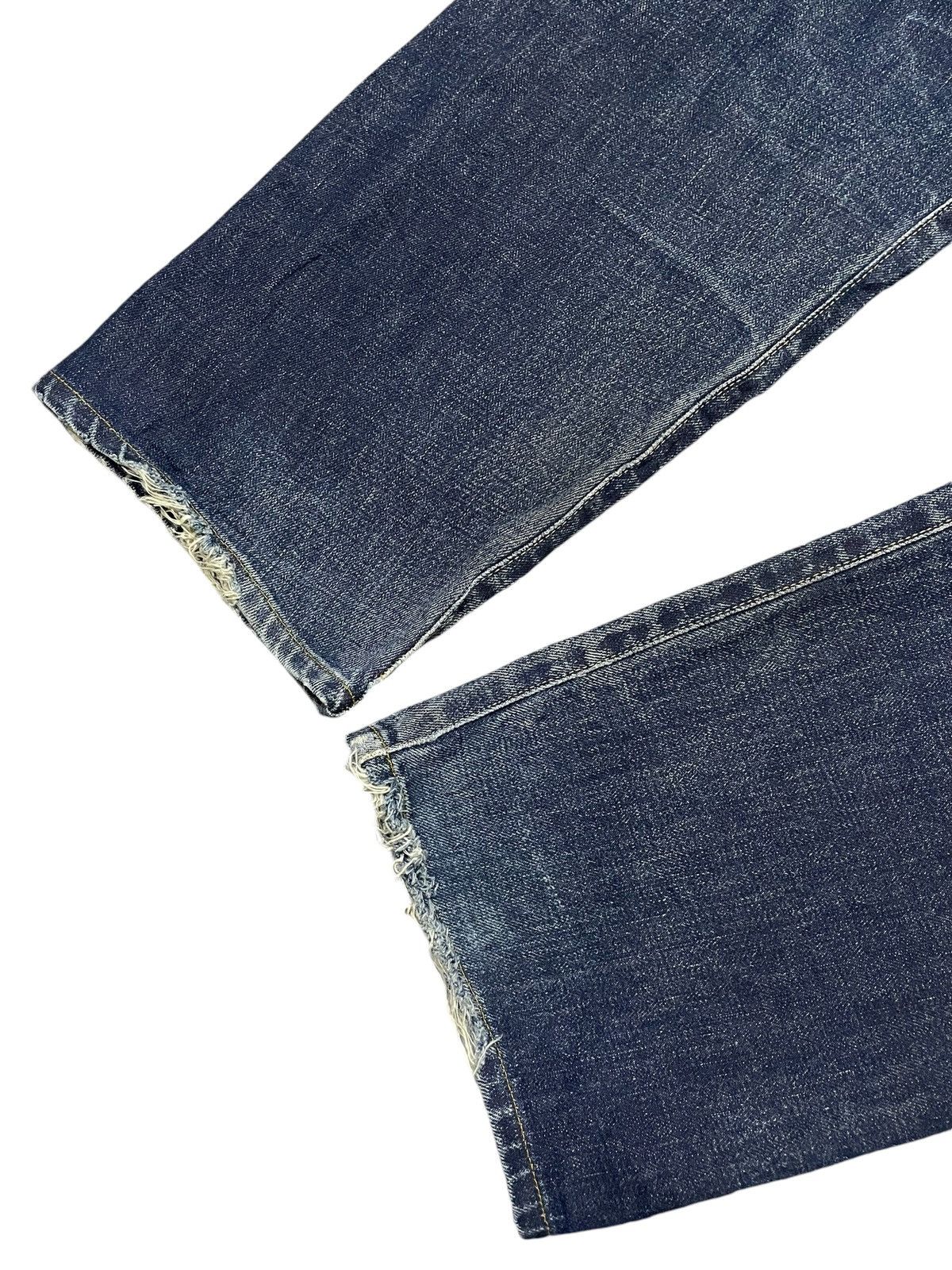 Edwin × Hysteric Glamour Vintage Edwin E Function Spiral Cut Loose Jeans Size US 30 / EU 46 - 12 Thumbnail