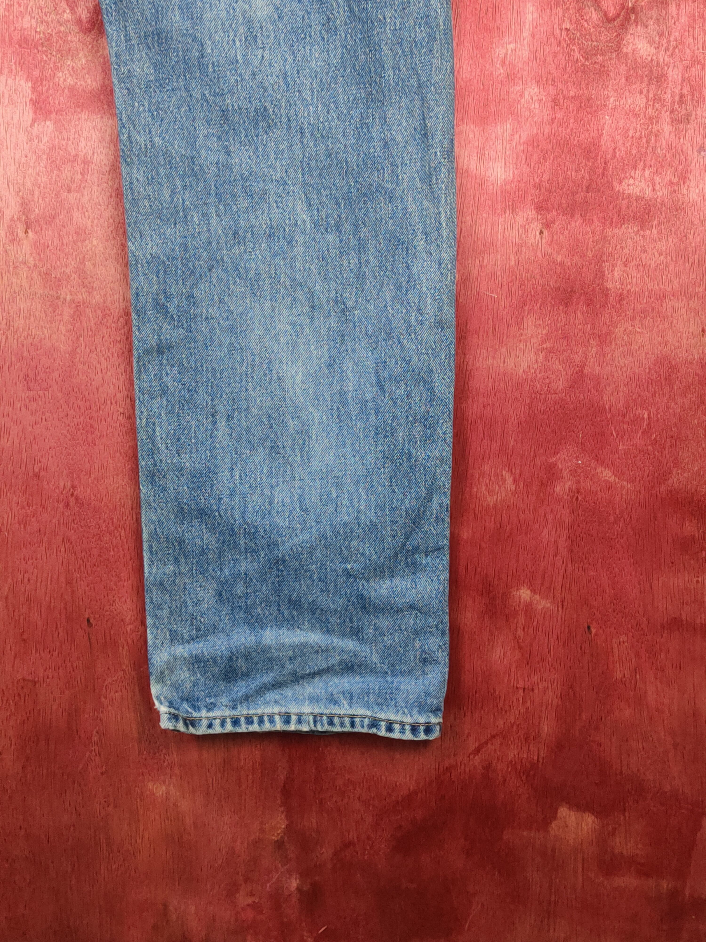 Japanese Brand Uniqlo Blue Faded Distressed Ripped Jeans #S1661 Size US 34 / EU 50 - 12 Thumbnail